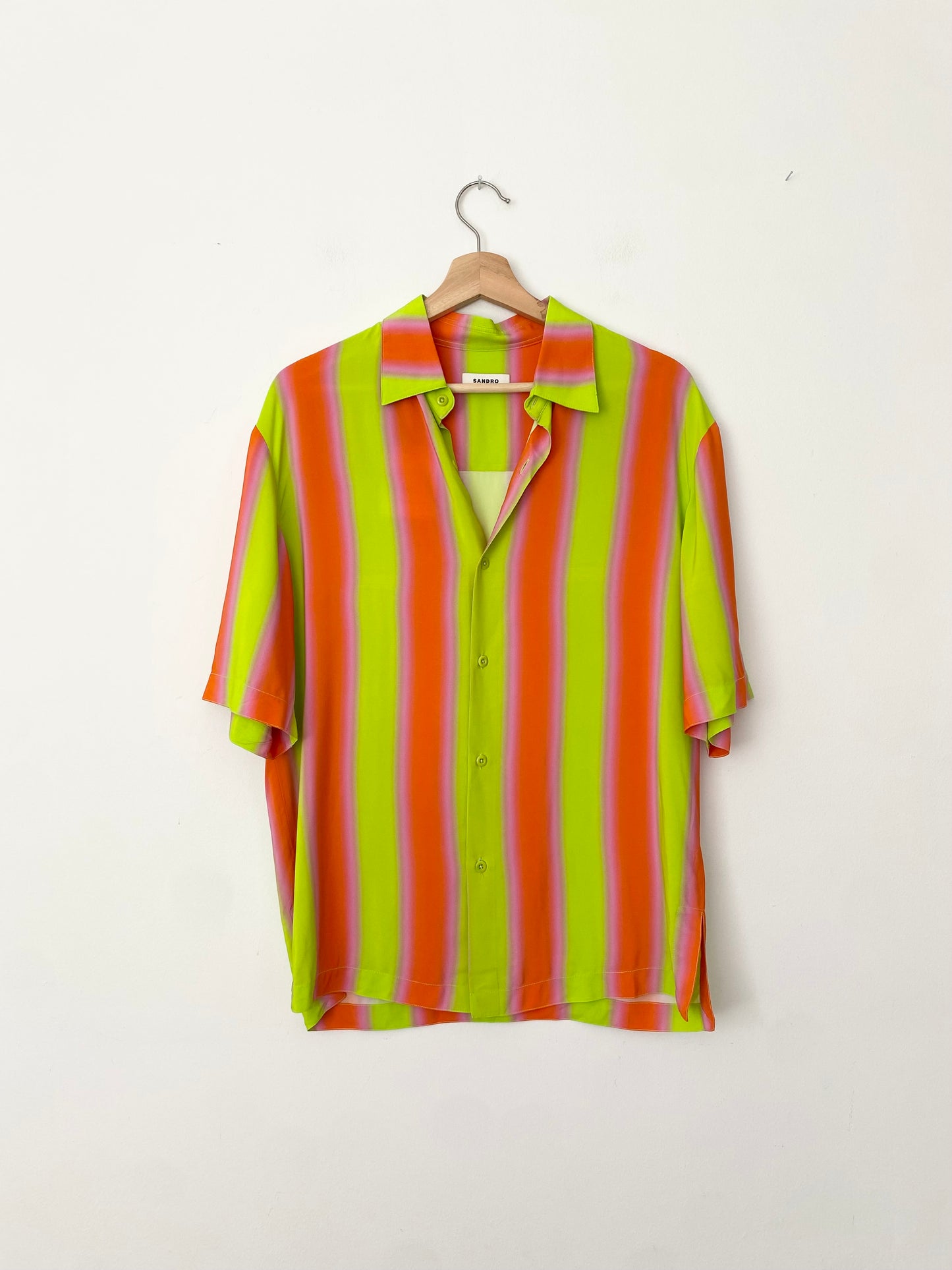 Sandro Paris striped flowing shirt S-L