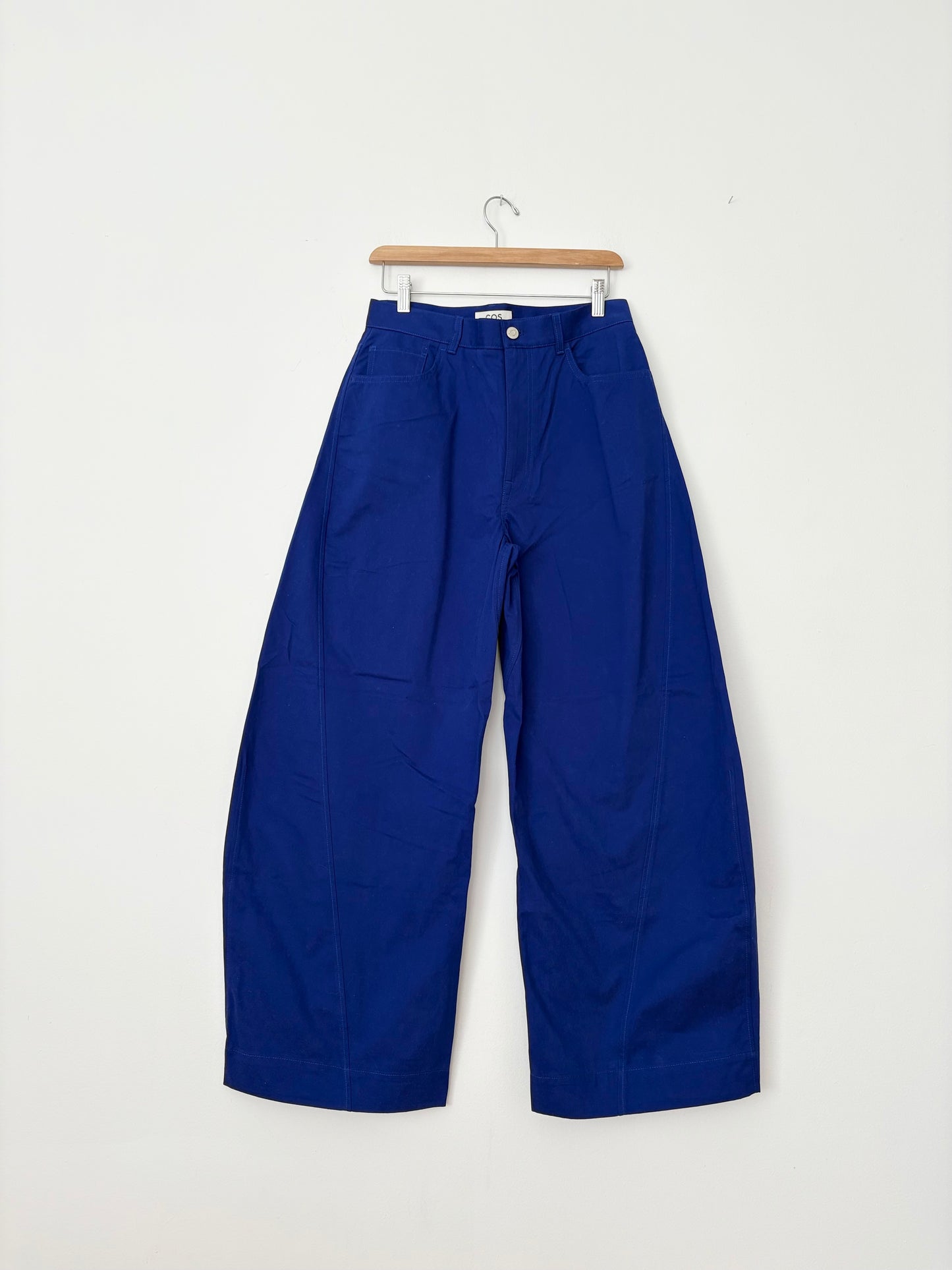COS deconstructed barrel leg pants w28