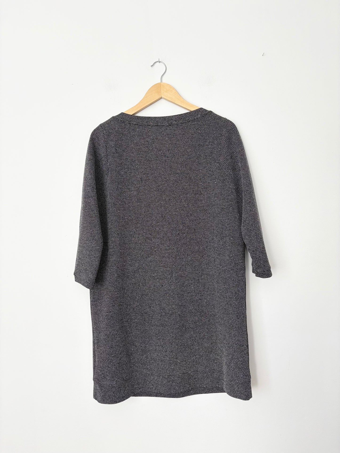 COS speckled A line day dress Medium