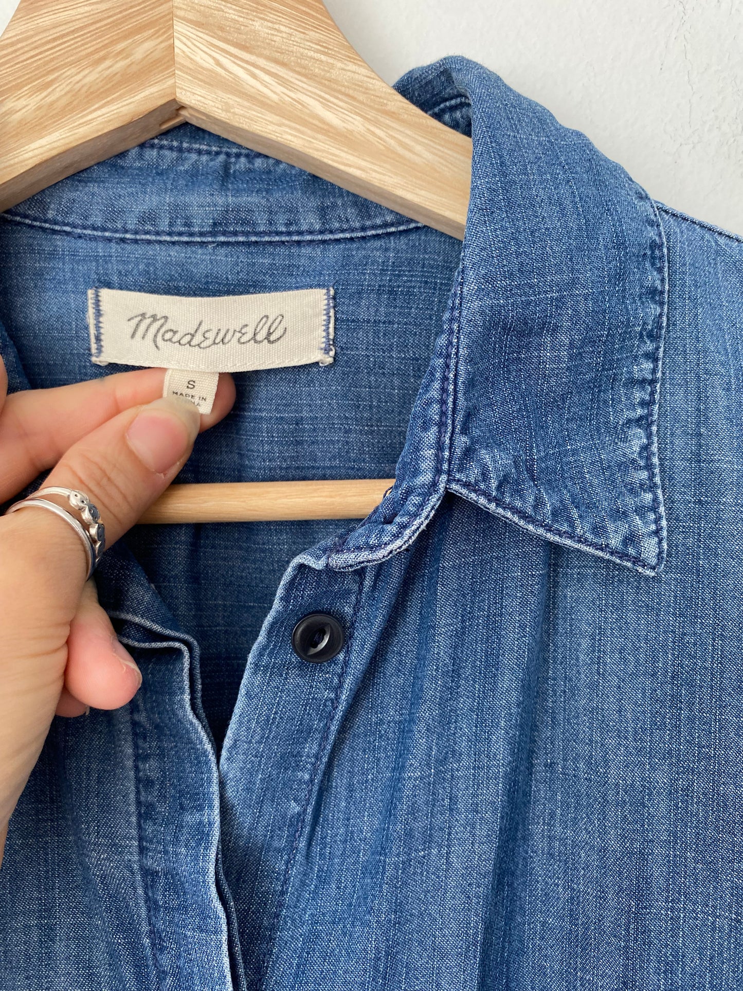 Robe carrée en chambray Madewell Small
