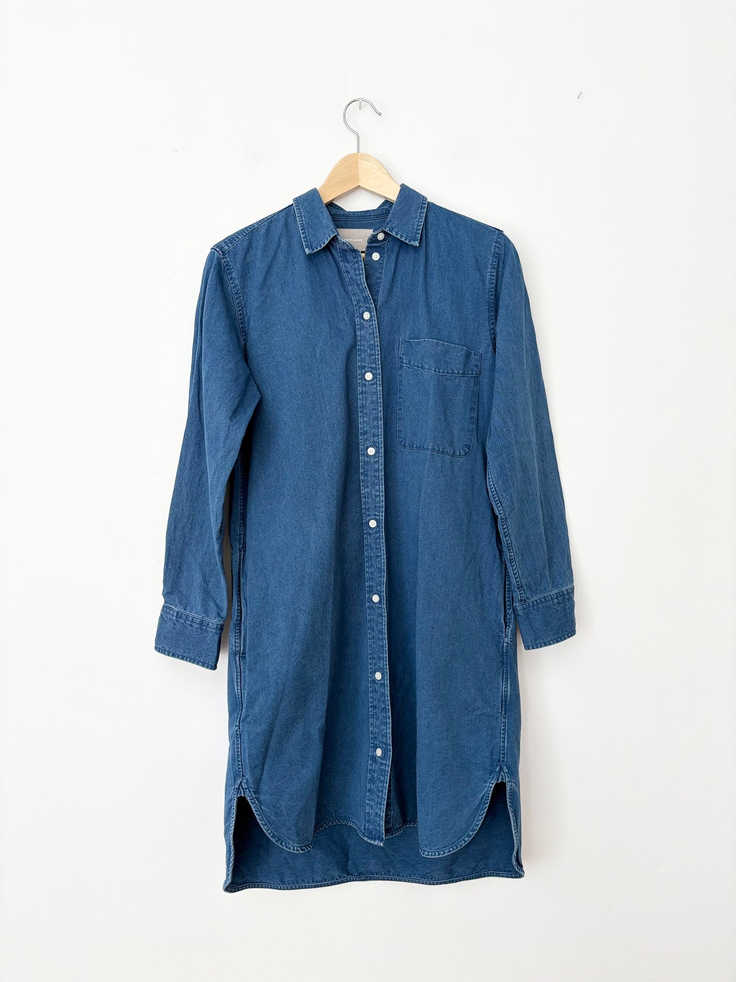 Everlane denim shirt dress S/M