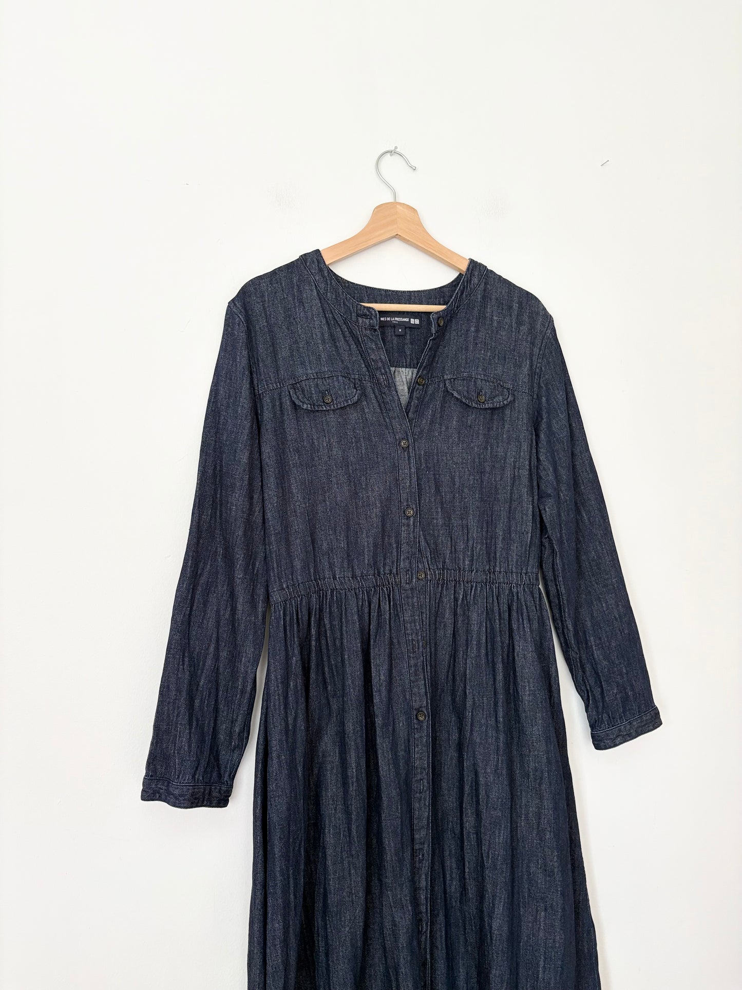 Ines de la Fressange X Uniqlo denim maxi dress Medium