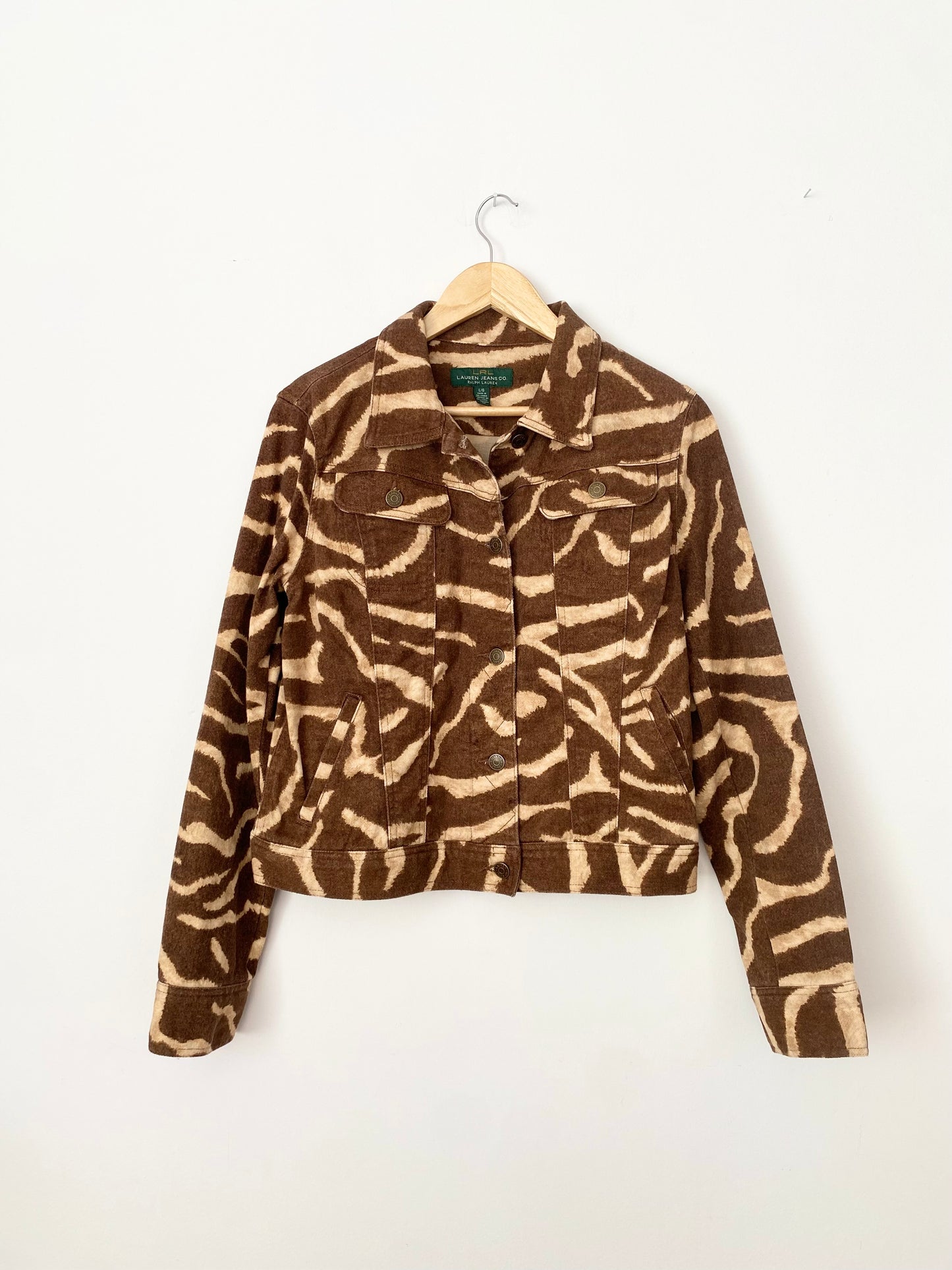 Veste en jean zèbre Lauren Ralph Lauren Large