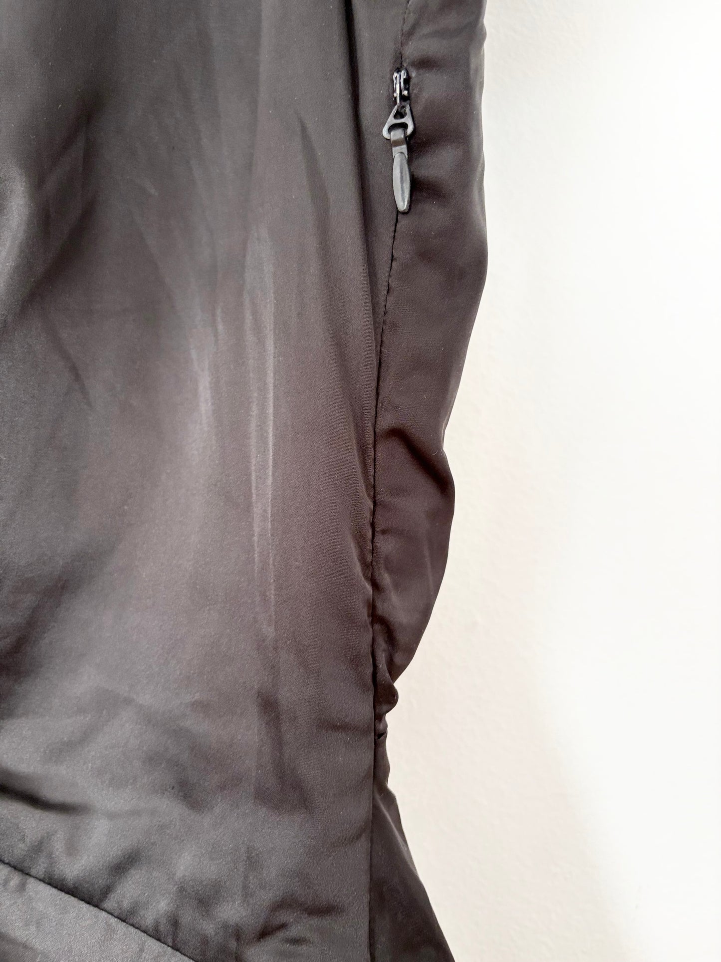 House of CB Zemora satin wrap dress Large