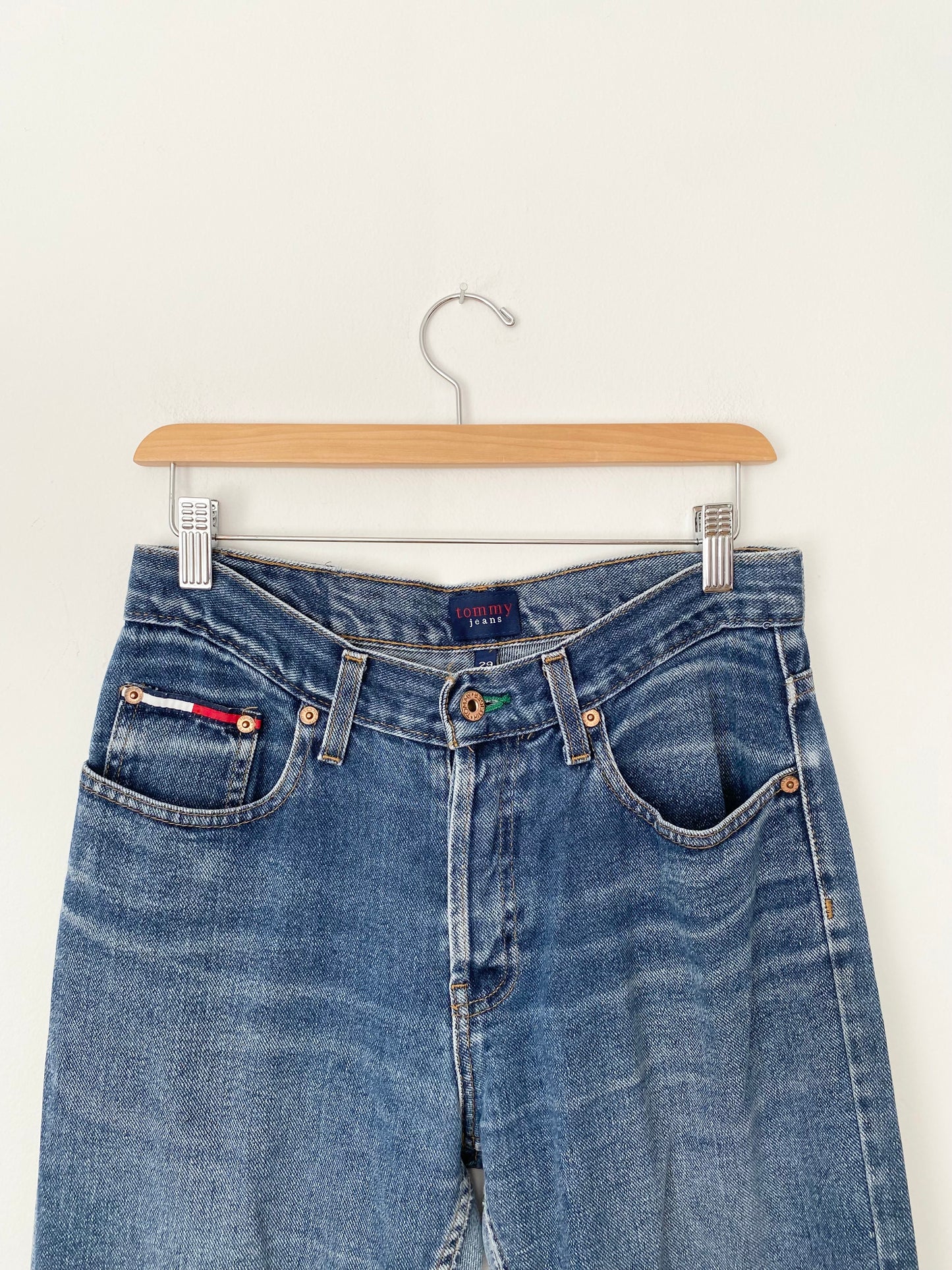 Jean évasé taille mi-haute Tommy Hilfiger vintage W27