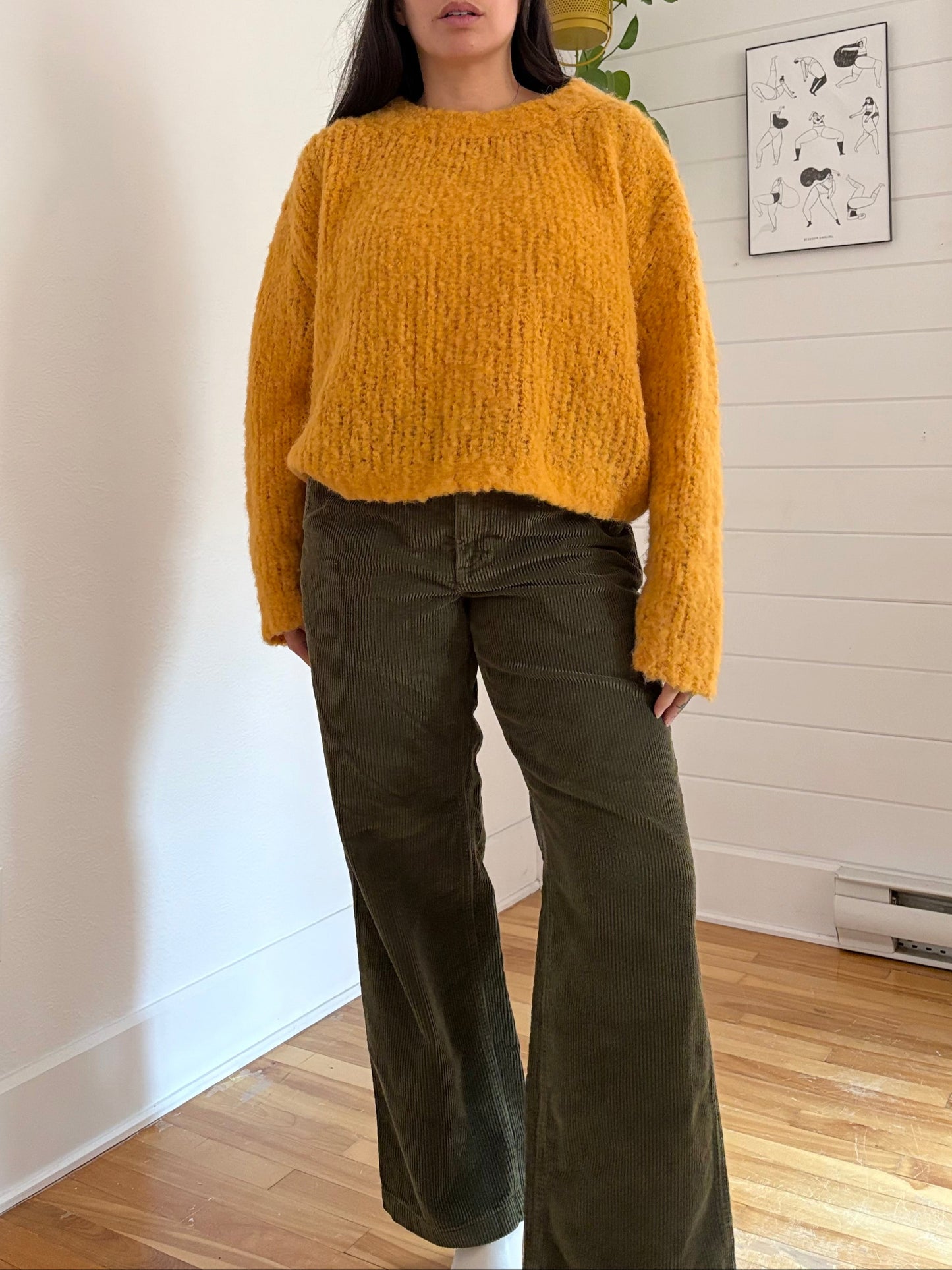 Roberto Collina brushed wool blend sweater M/L