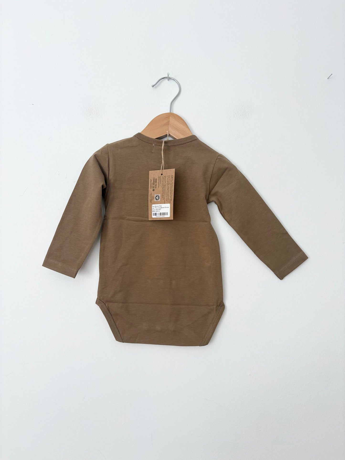 The simple folk long sleeve onesie 18/24 months