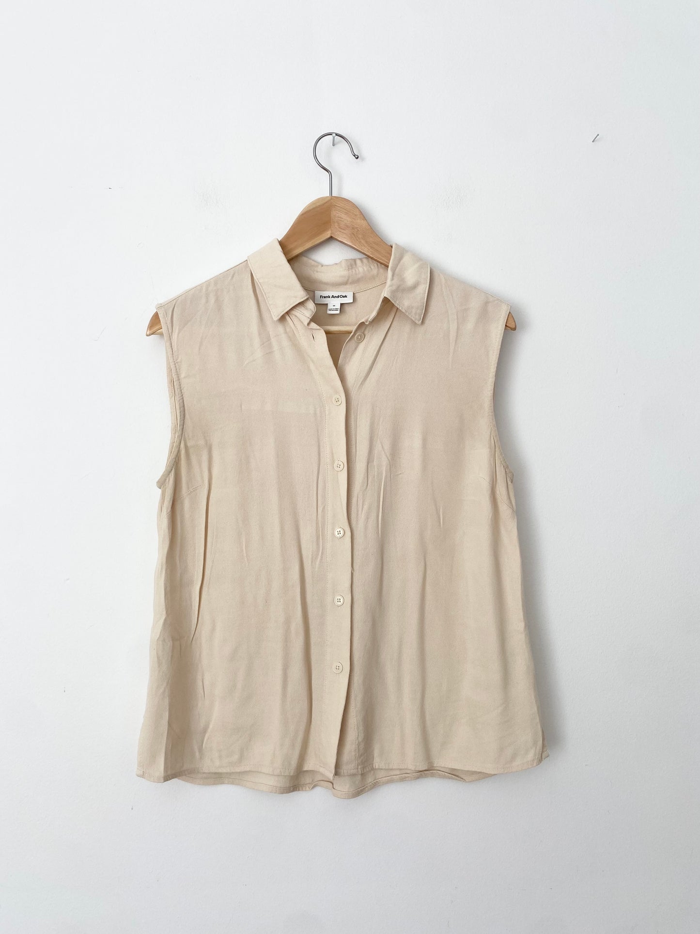 Frank & oak flowy sleeveless blouse S/M