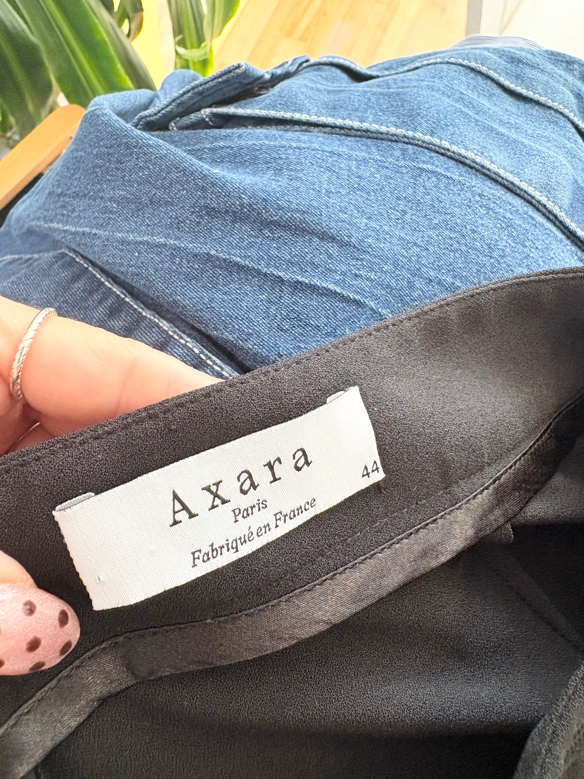 Pantalon large bicolore Axara Paris W31