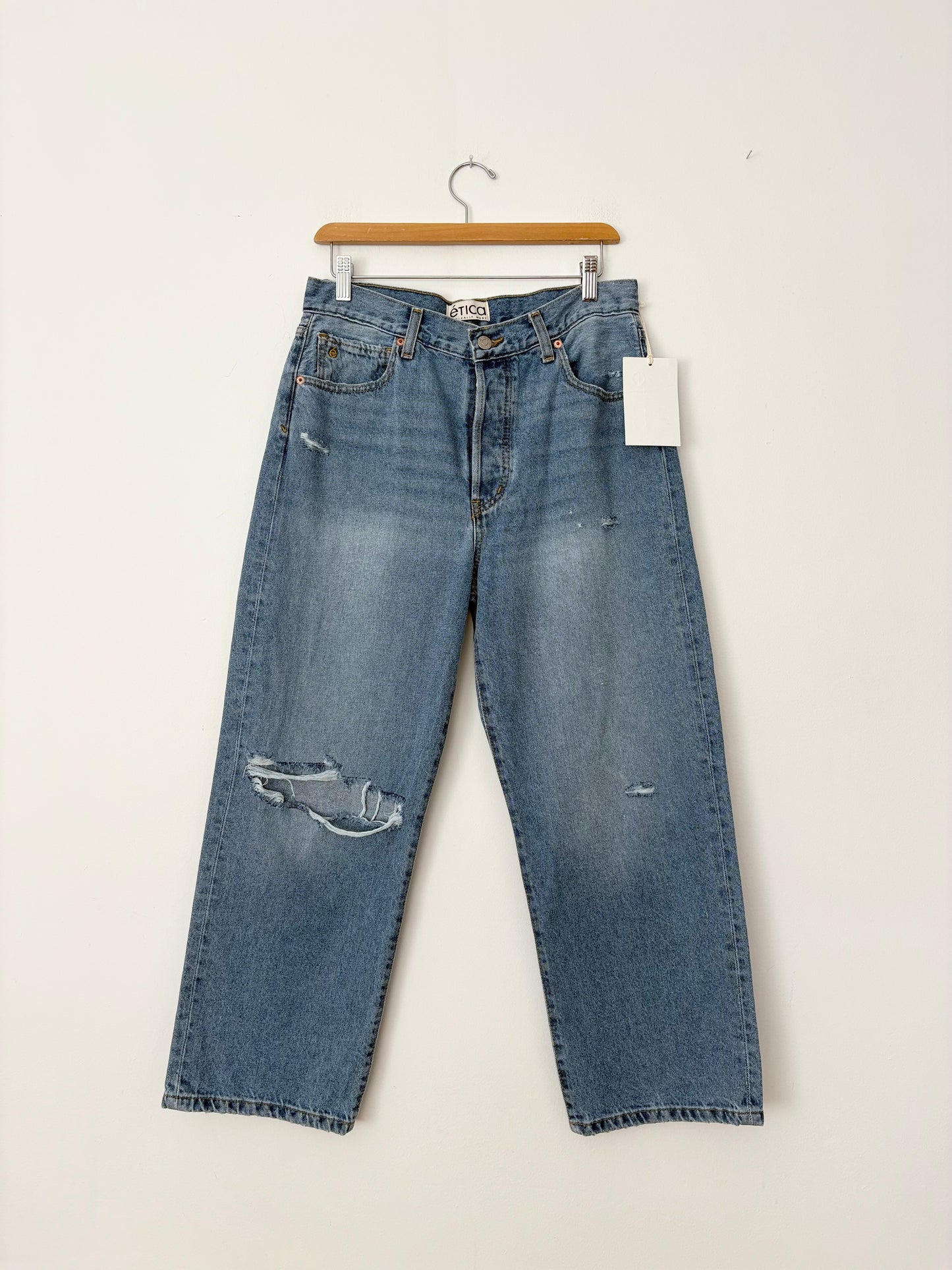 Etica altin loose crop jeans W28
