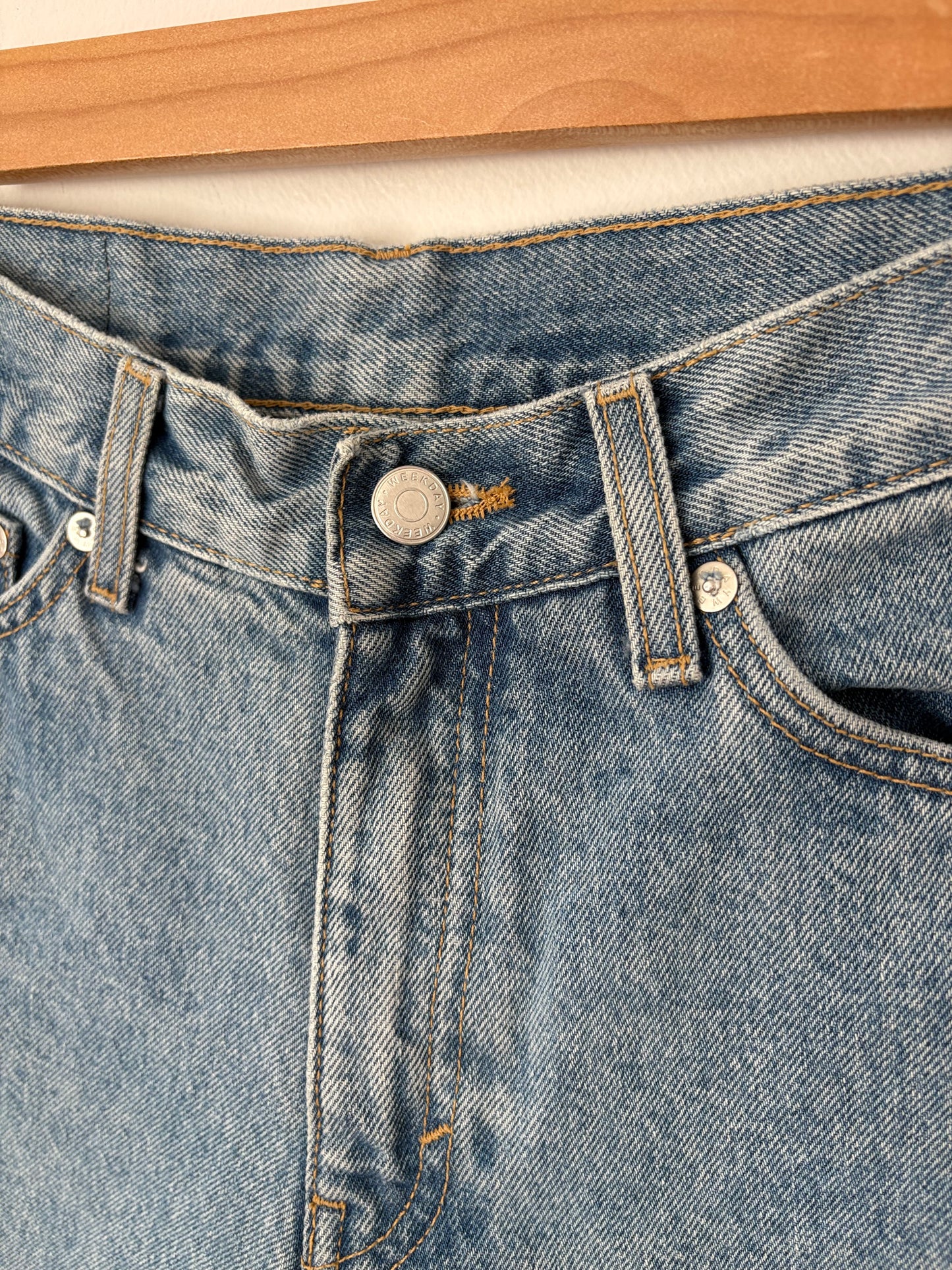 Weekday denim bermuda shorts W25/26