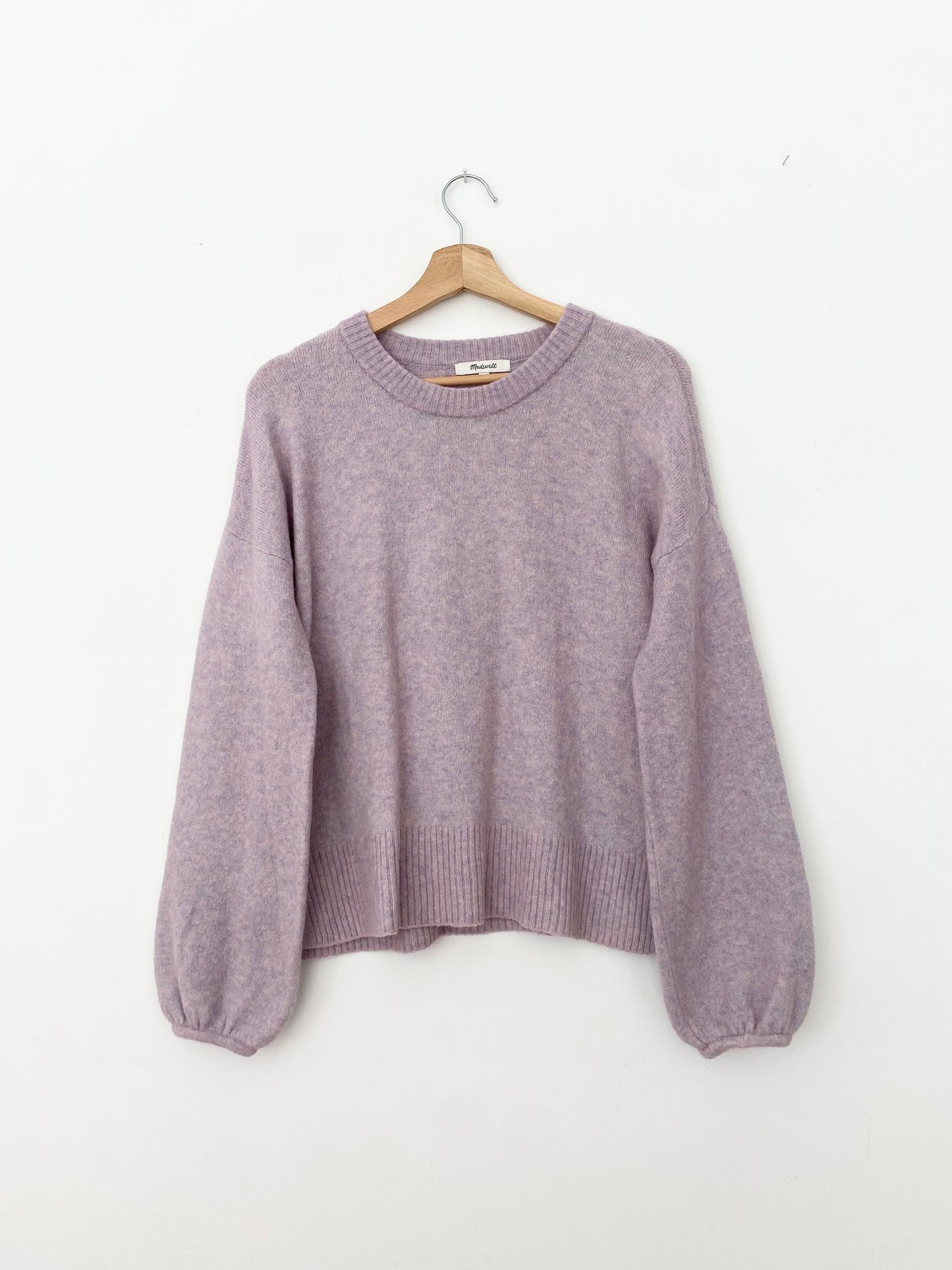 Madewell Payton cotton candy wool sweater Small
