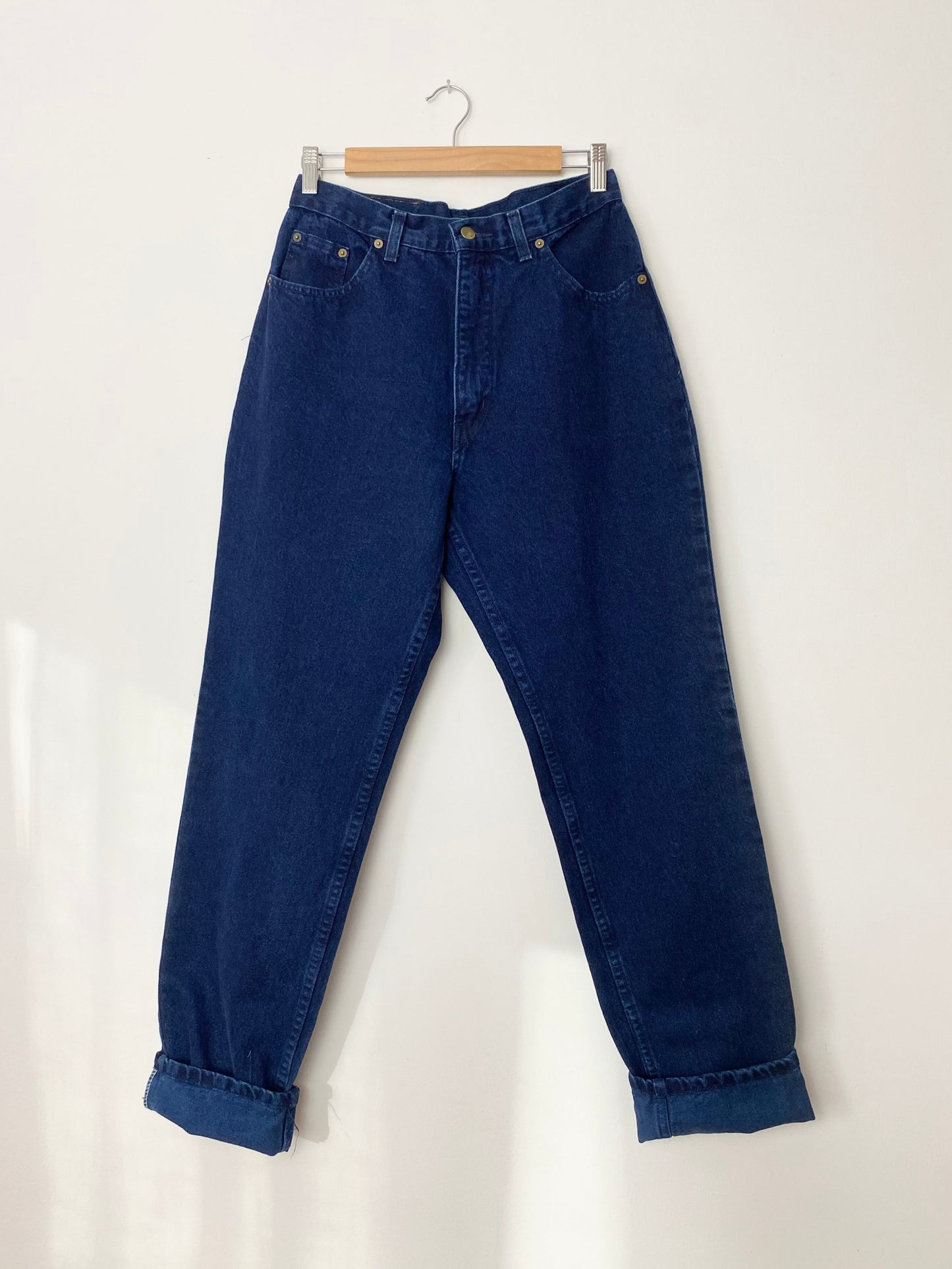 Vintage dark blue mom jeans W28