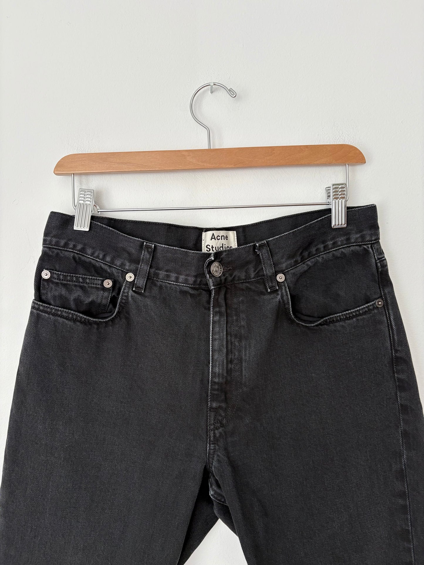 Acne Studios Boy Black straight leg jeans W27