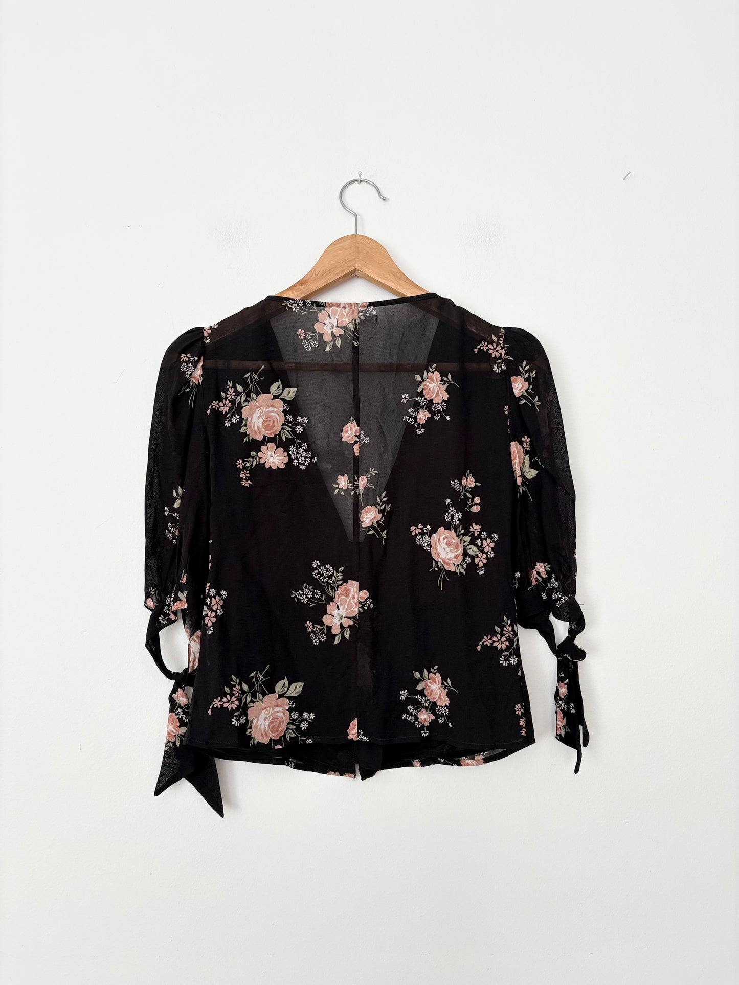 Reformation Ani floral top S/M