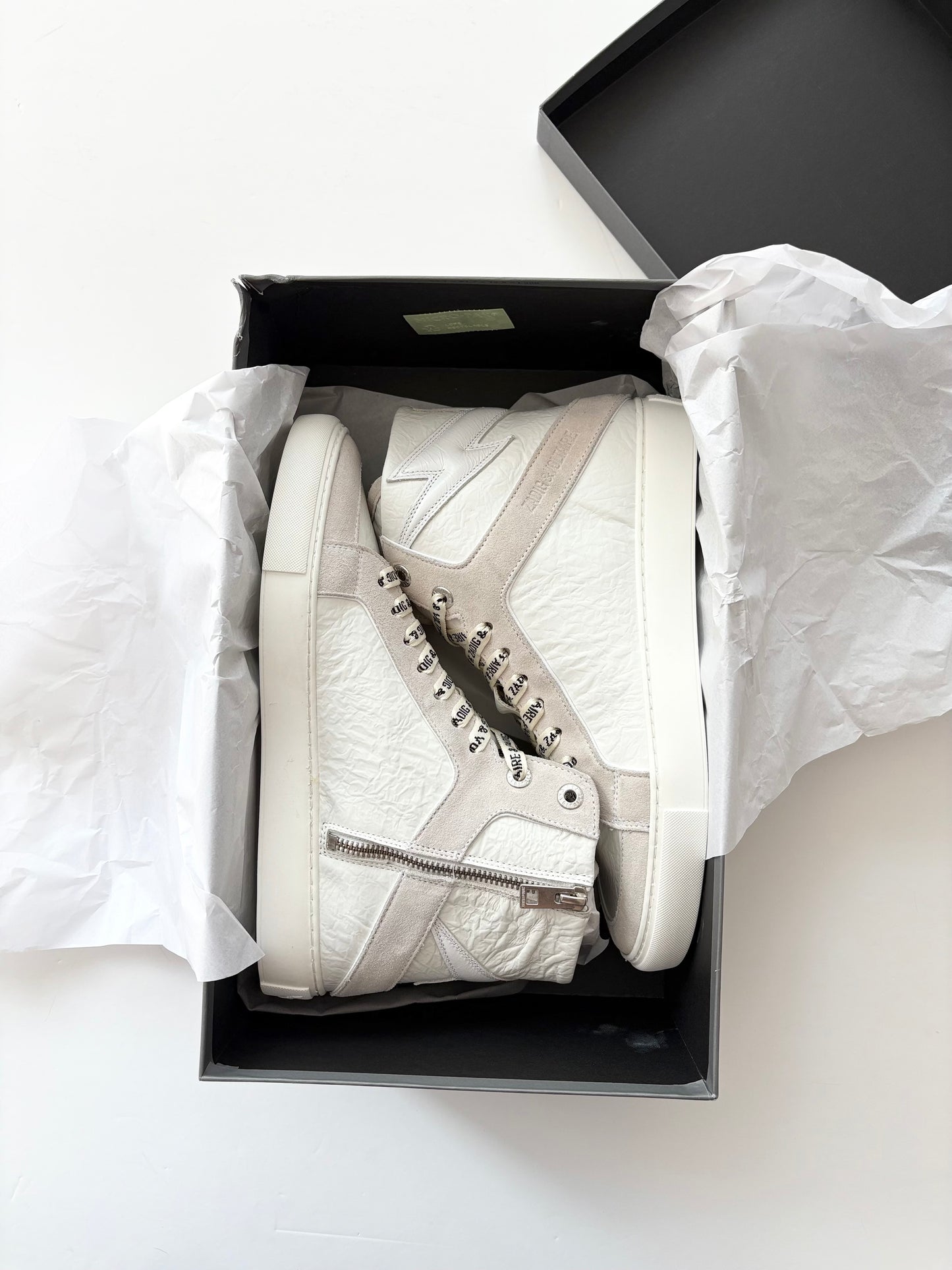Zadig & Voltaire High flash crinkled sneakers EUR41