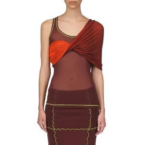 Marina Moscone Twist tube top S-L