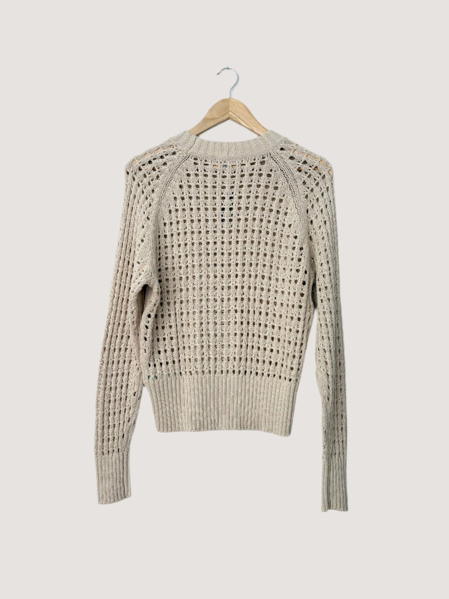 J.Crew pointelle crewneck sweater Medium