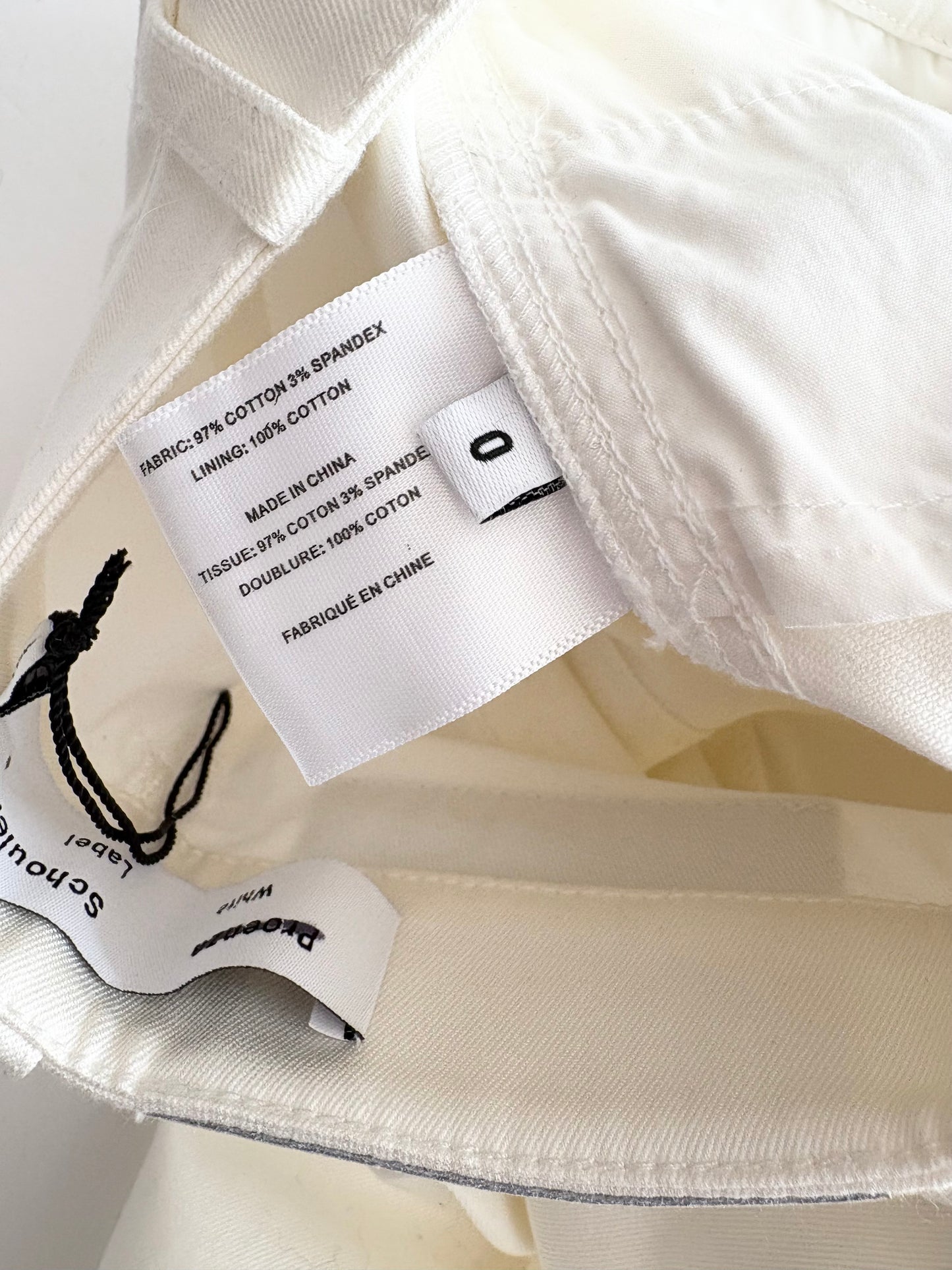 Culotte courte en sergé de coton Proenza Schouler W25/26