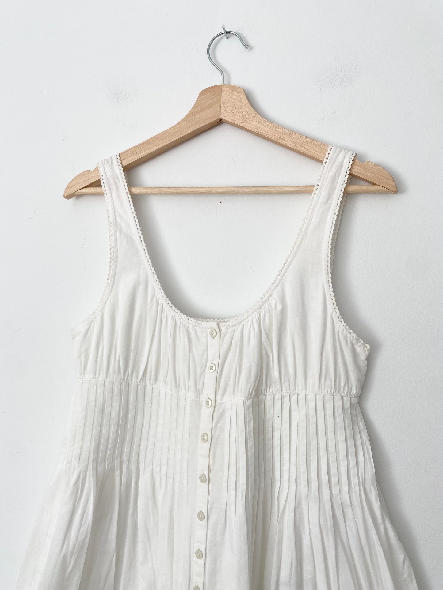 BP. button front cotton minidress Small