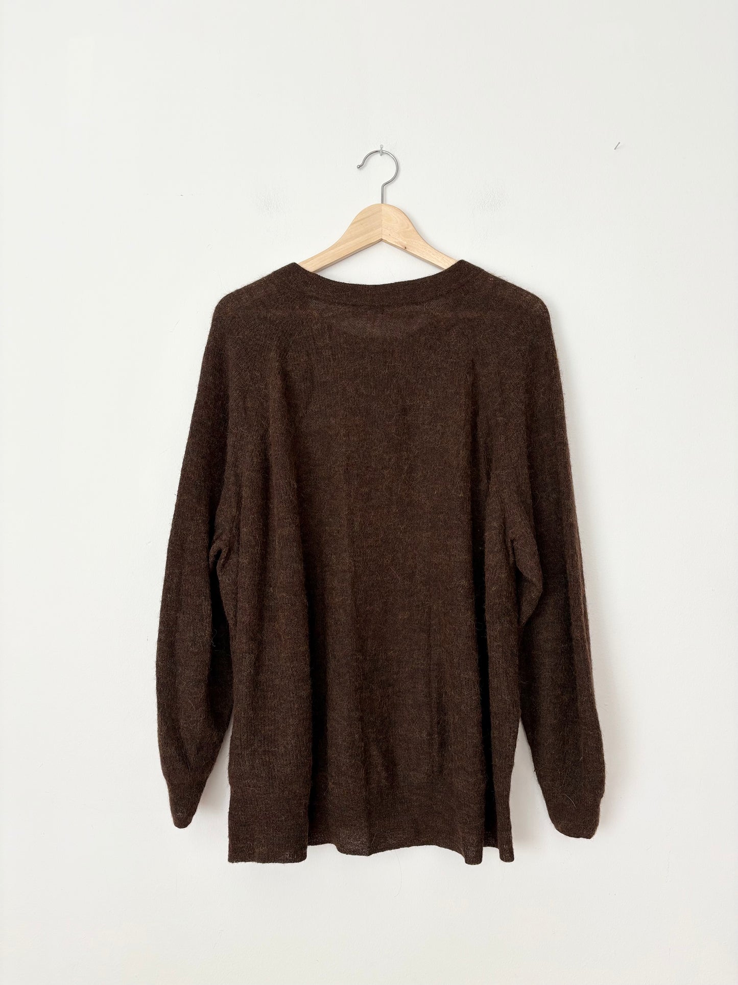 Madewell Elliston alpaca blend crop pullover 1XL