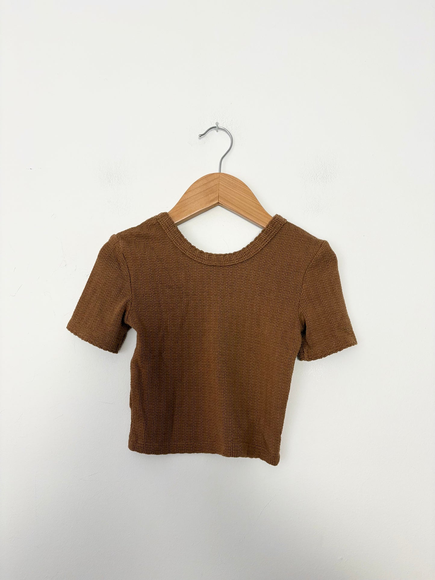 T-shirt court en maille Rylee + Cru 6/7 ans