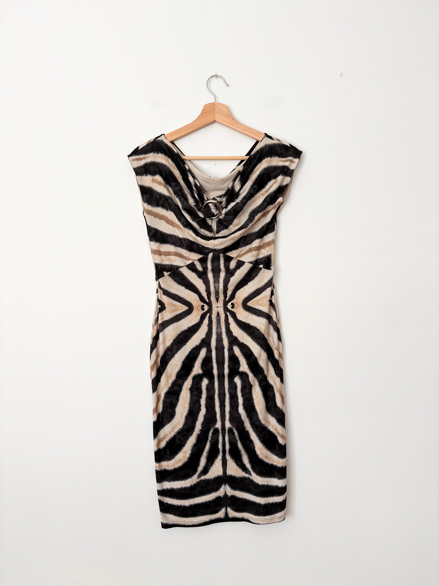 Vintage Roberto Cavalli animal print dress M/L
