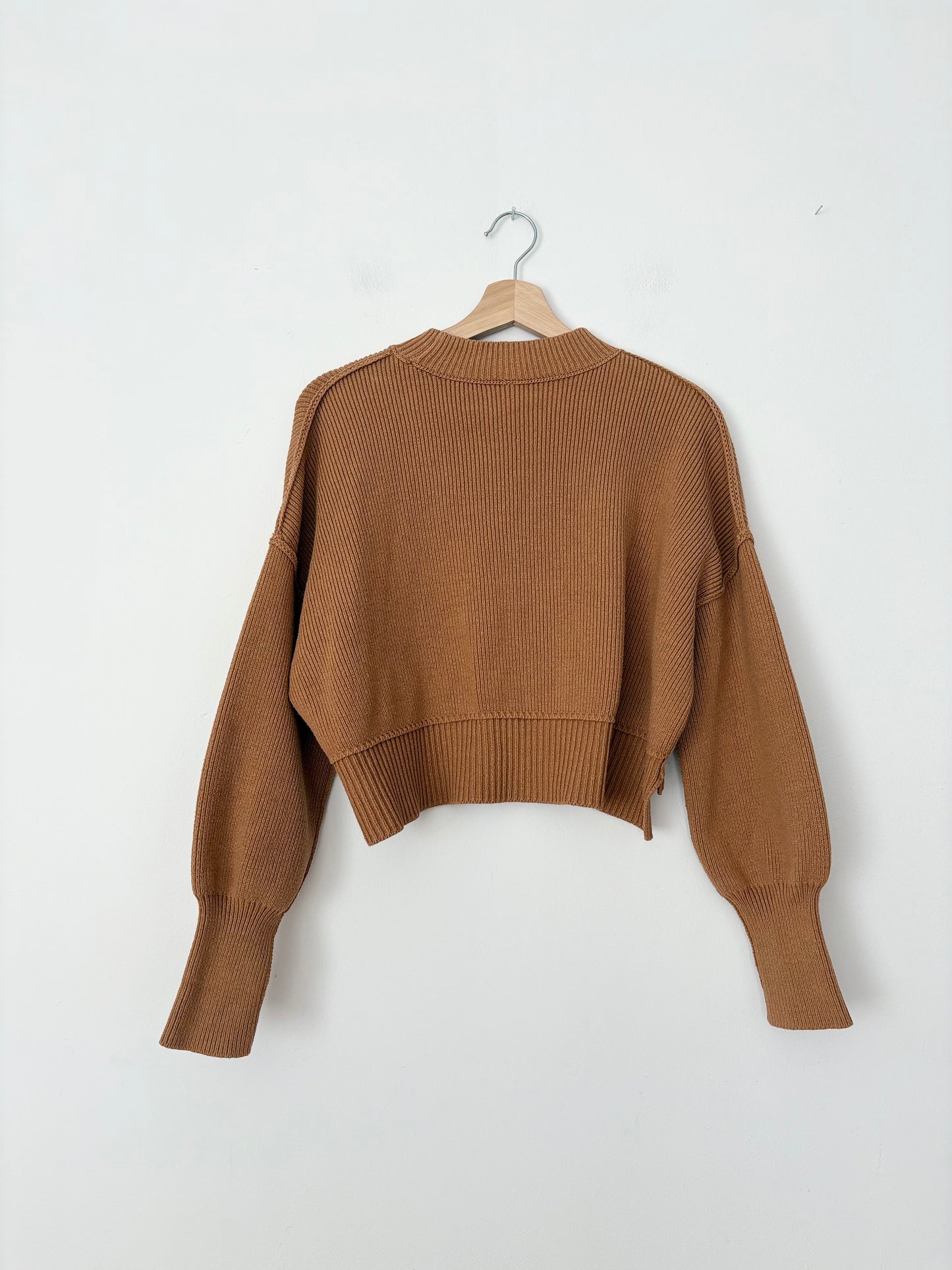 Free People easy street crop pullover XS/S