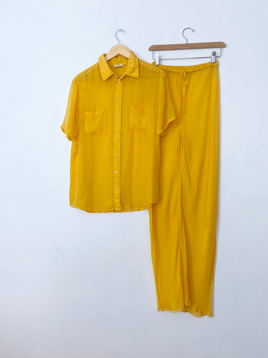 Ensemble de détente transparent silk laundry XS/S