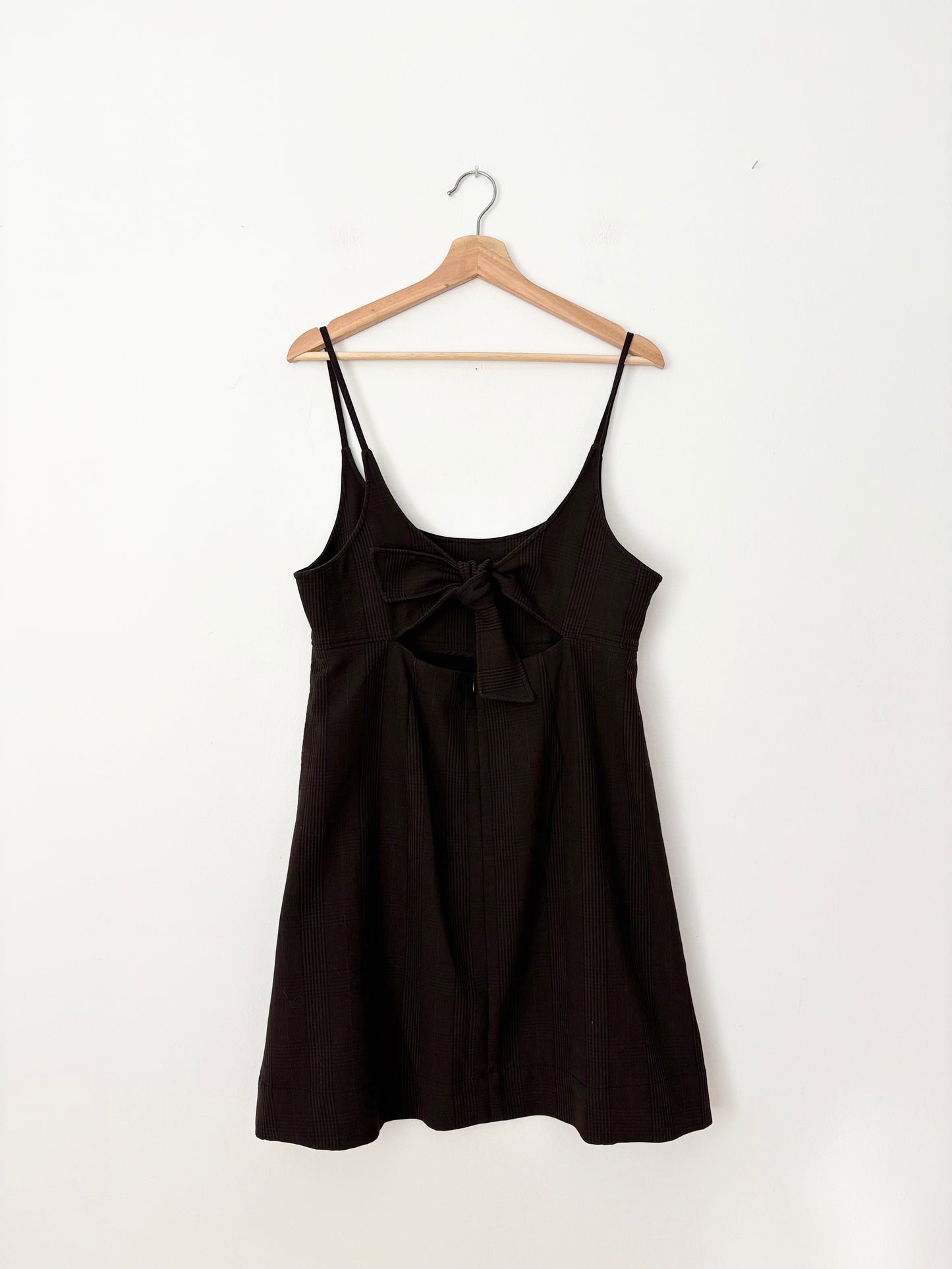 Ganni checked jersey dress M/L