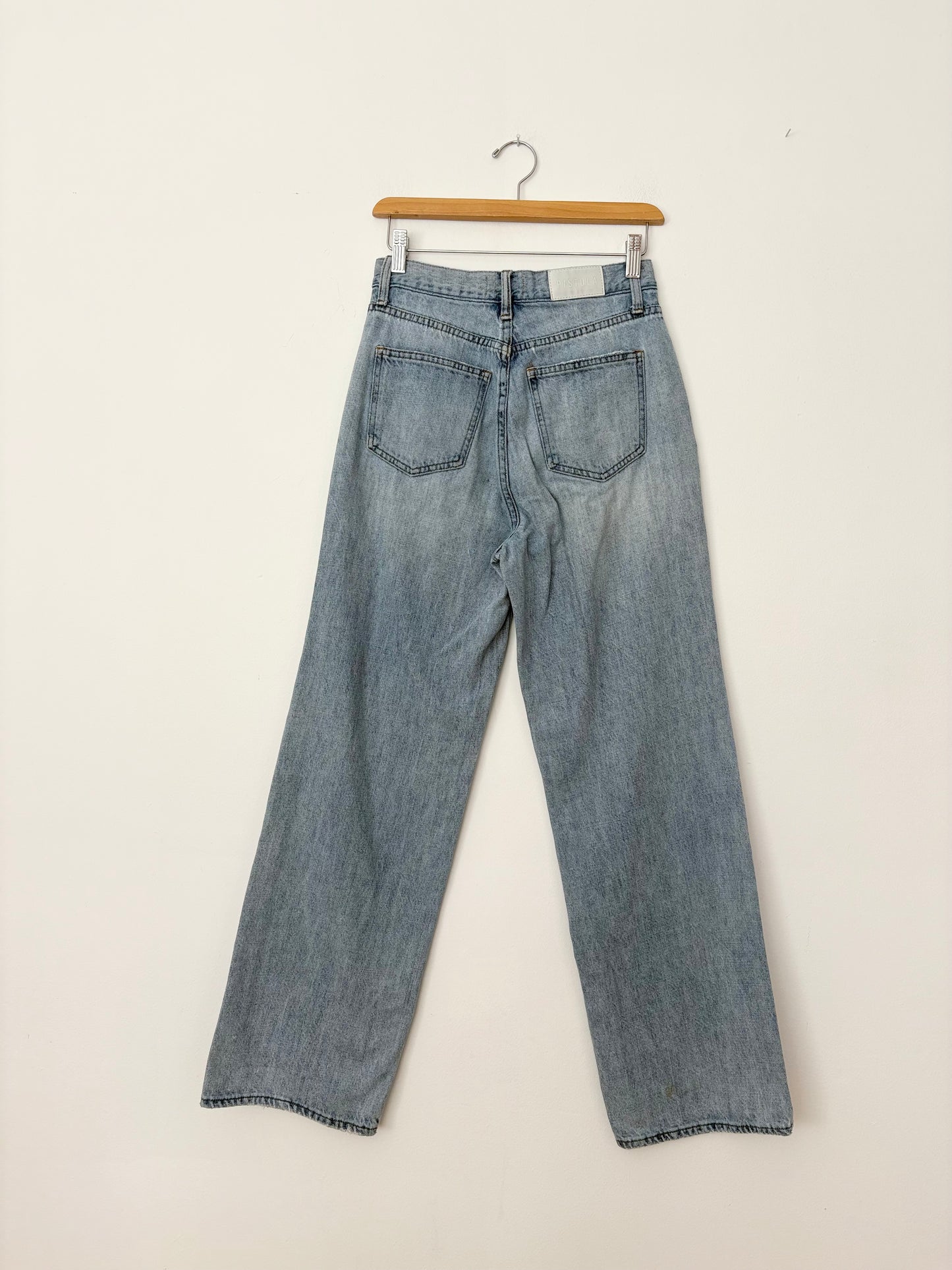 Pistola Bobbie crossover wide leg jeans W25