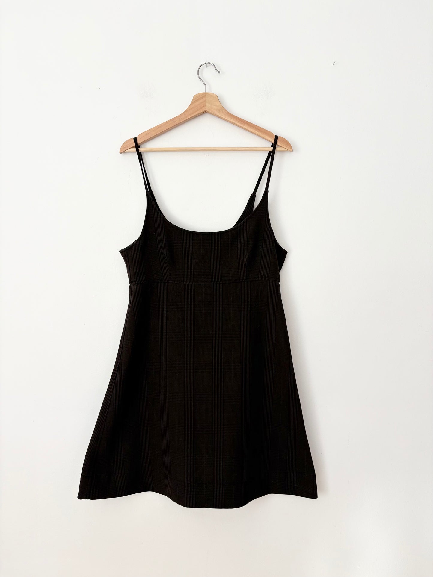 Ganni checked jersey dress M/L