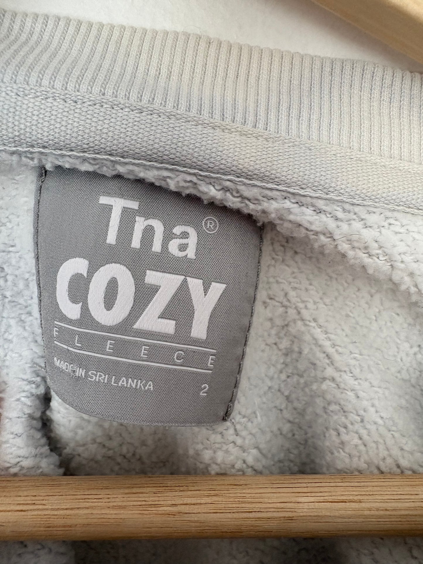 Sweat-shirt court en polaire confortable TNA tie dye Medium