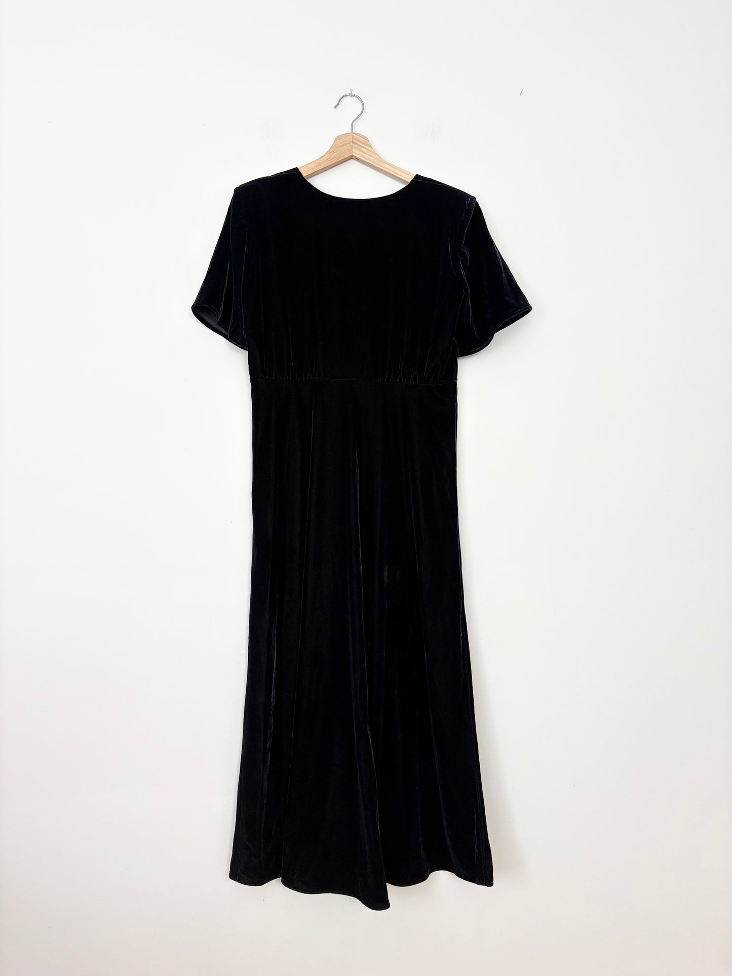 The Kooples velvet midi dress M/L