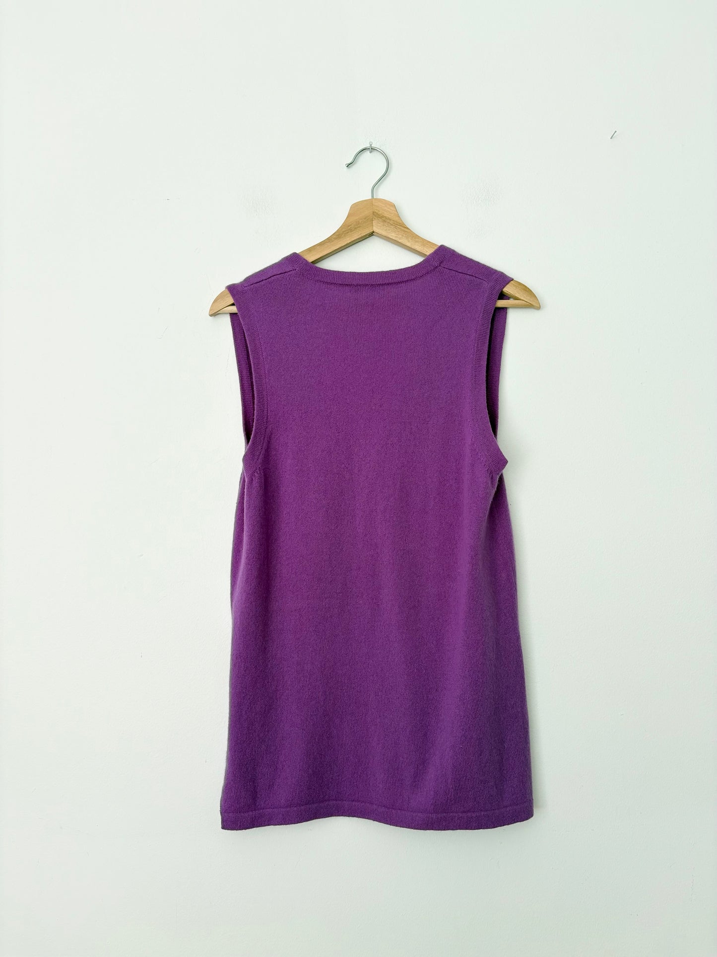 Tabi cashmere sleeveless cardigan S/M