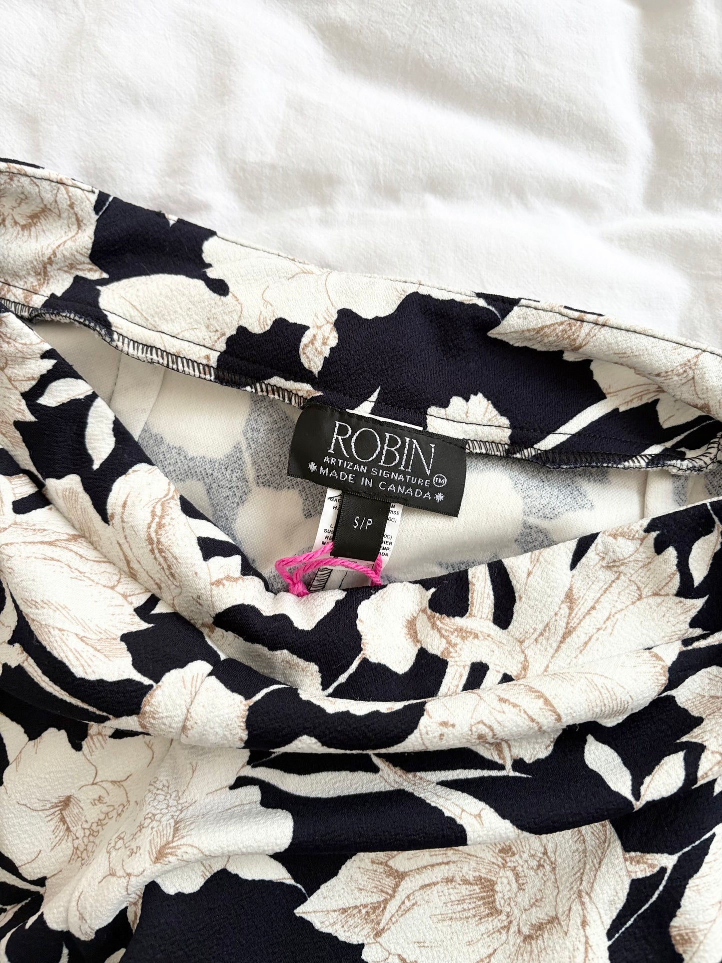 Vintage floral wide leg pants M/L