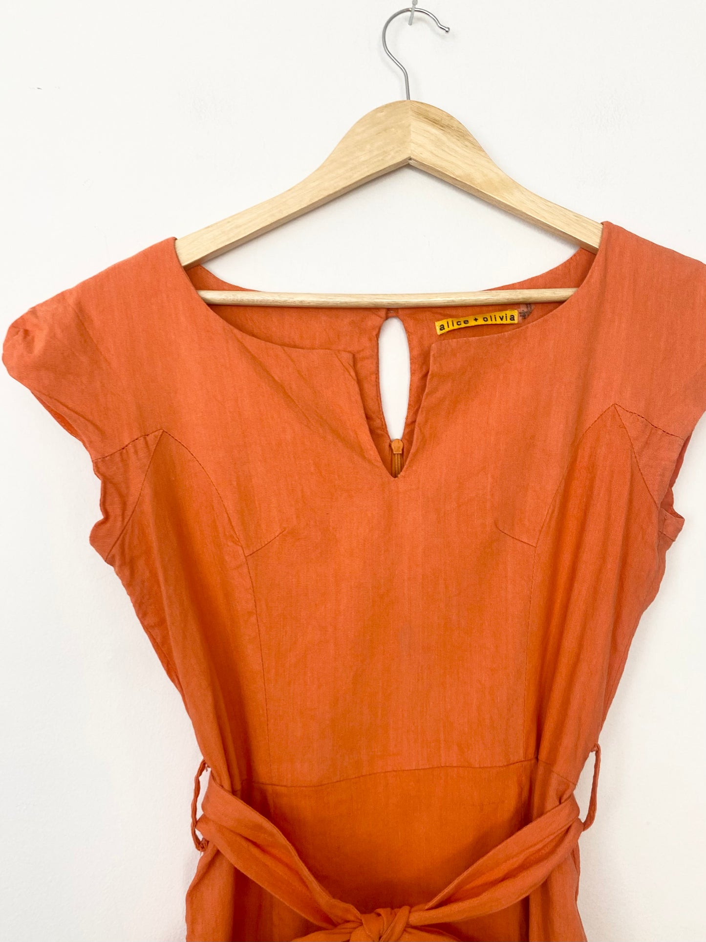 Robe Alice + Olivia en lin mélangé XS/S