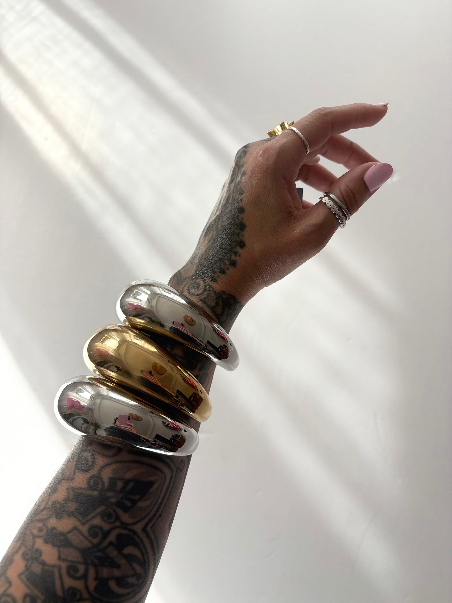 Noir NYC oversized cuff bangle