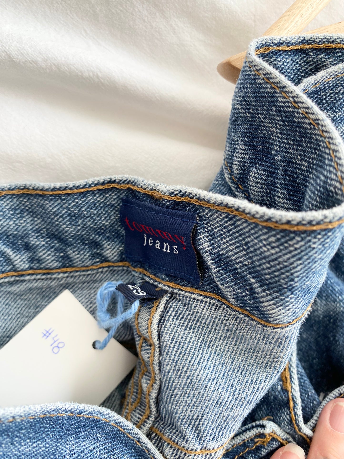 Jean évasé taille mi-haute Tommy Hilfiger vintage W27