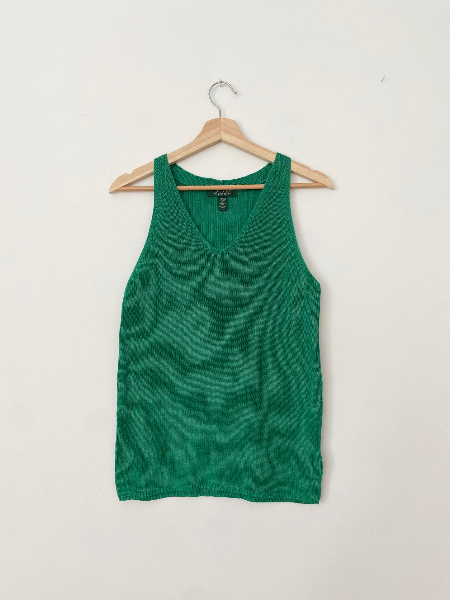 Débardeur en tricot vert Lauren Ralph Lauren S/M
