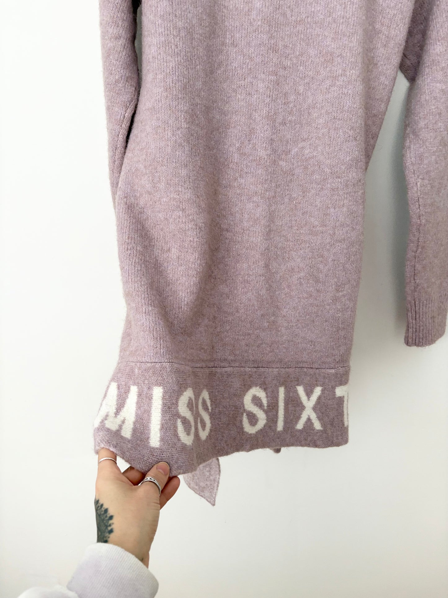 Robe en maille Miss Sixty Y2K à nouer à la taille XS/S