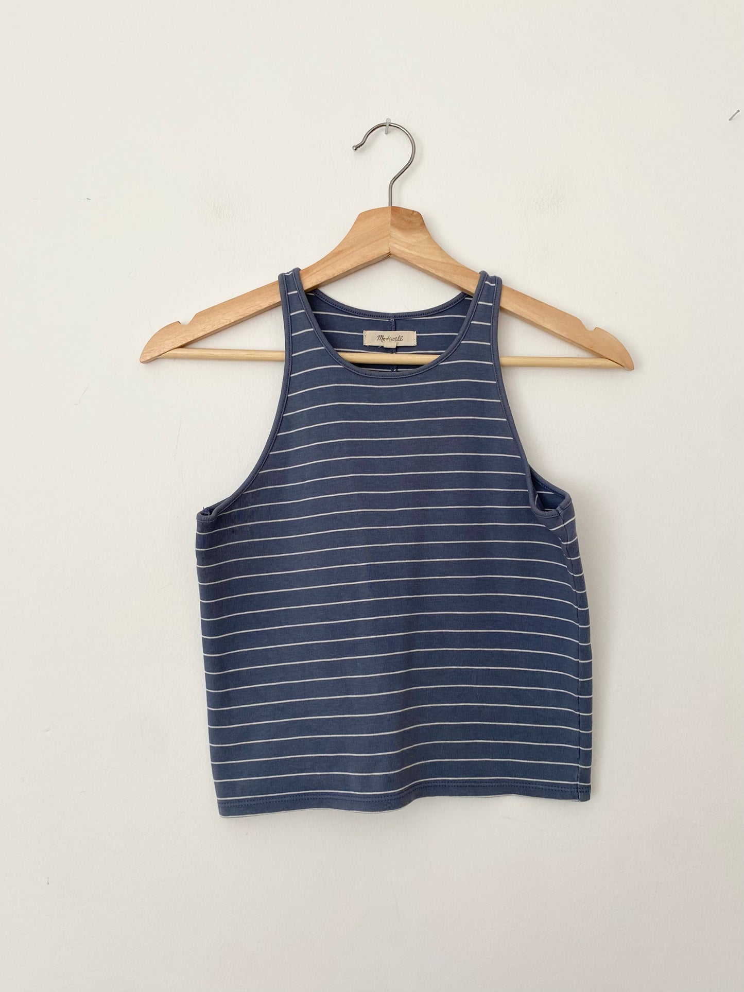Madewell stripe tank top XS