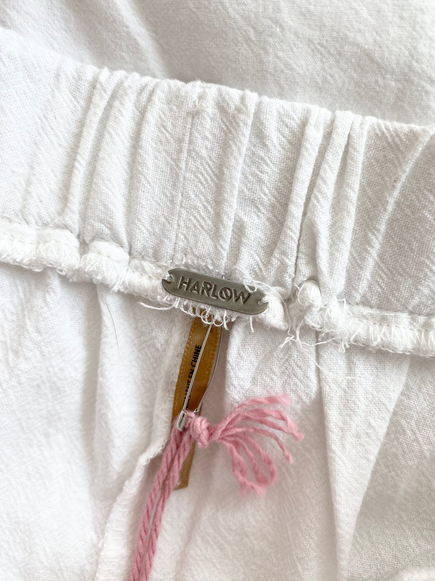 Short en coton blanc Harlow Small