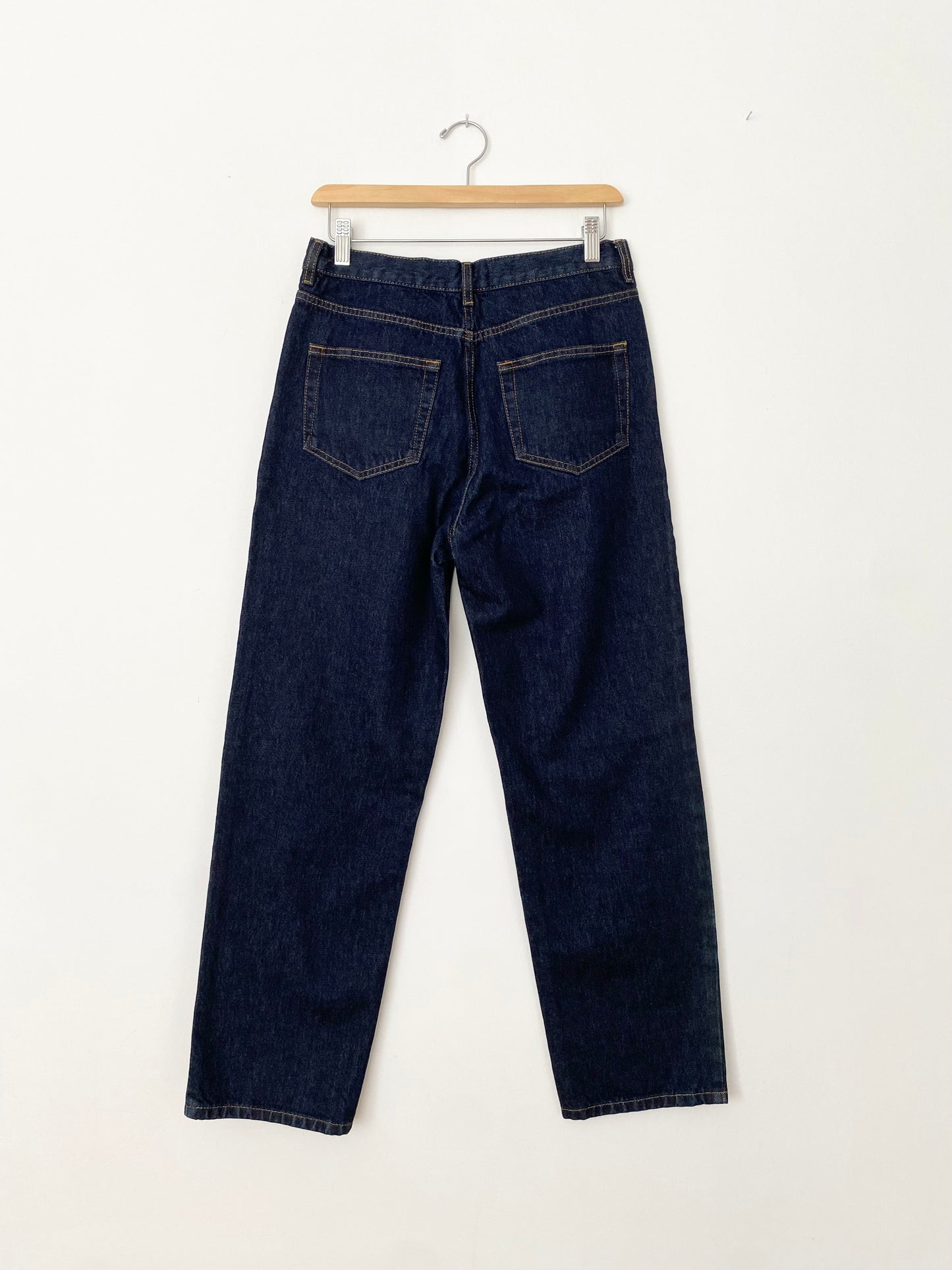 The kooples dark blue high waist straight jeans W28