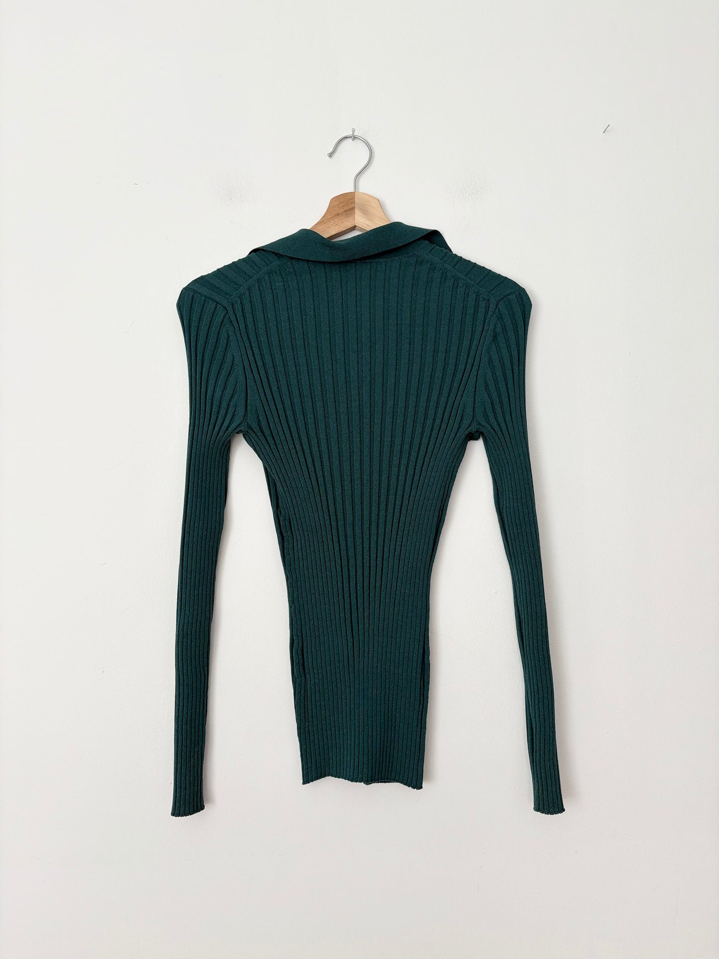 Vince ribbed long sleeve button up cardigan Medium
