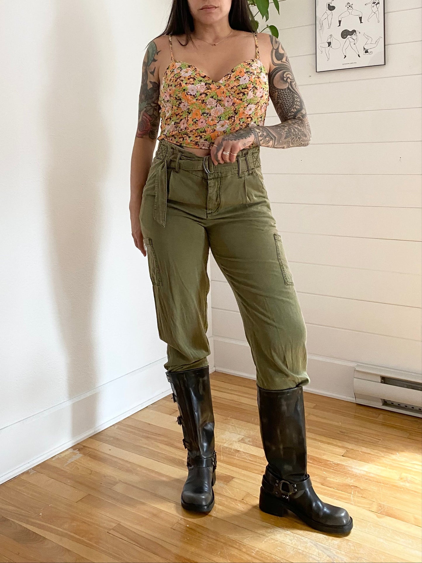 Pantalon cargo léger Free People Medium