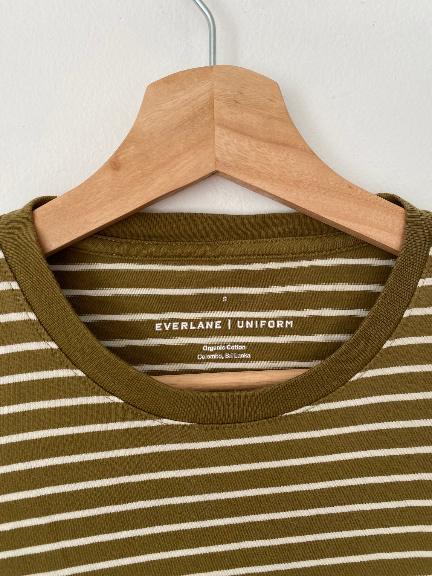 Everlane stripe cotton tee Small