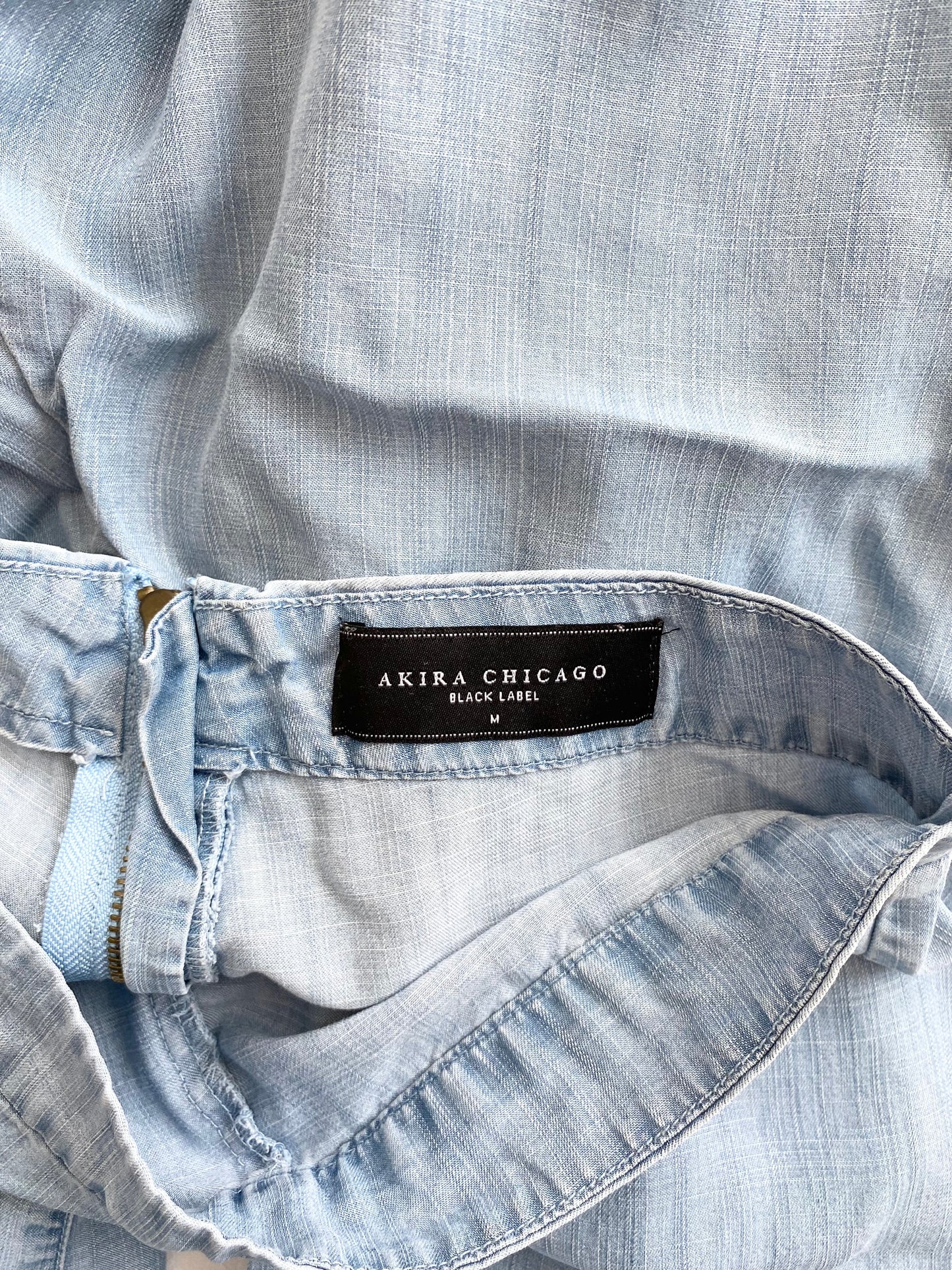 Pantalon large en chambray Akira W28