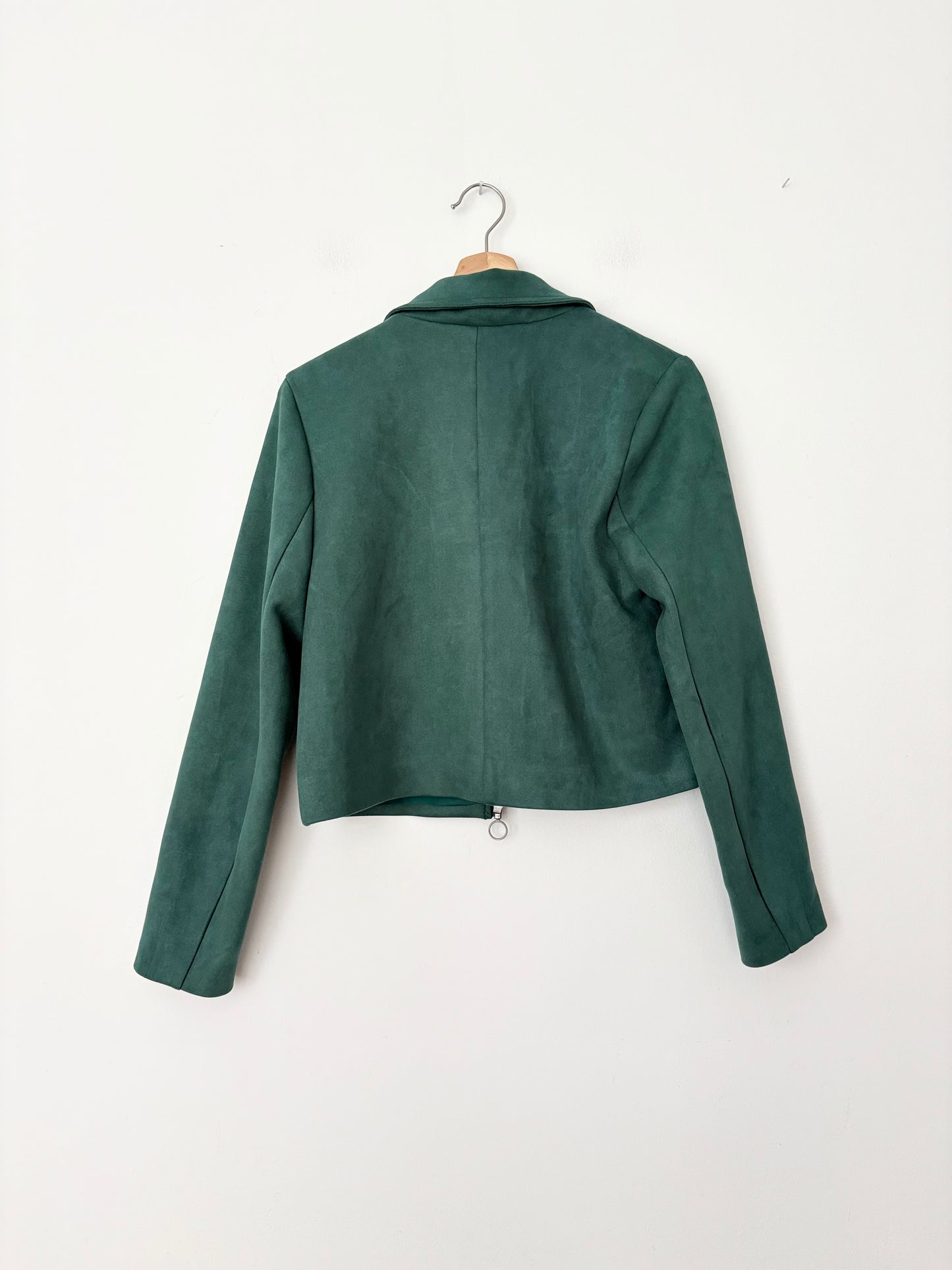 Lovers + Friends Nanette faux suede crop jacket Small
