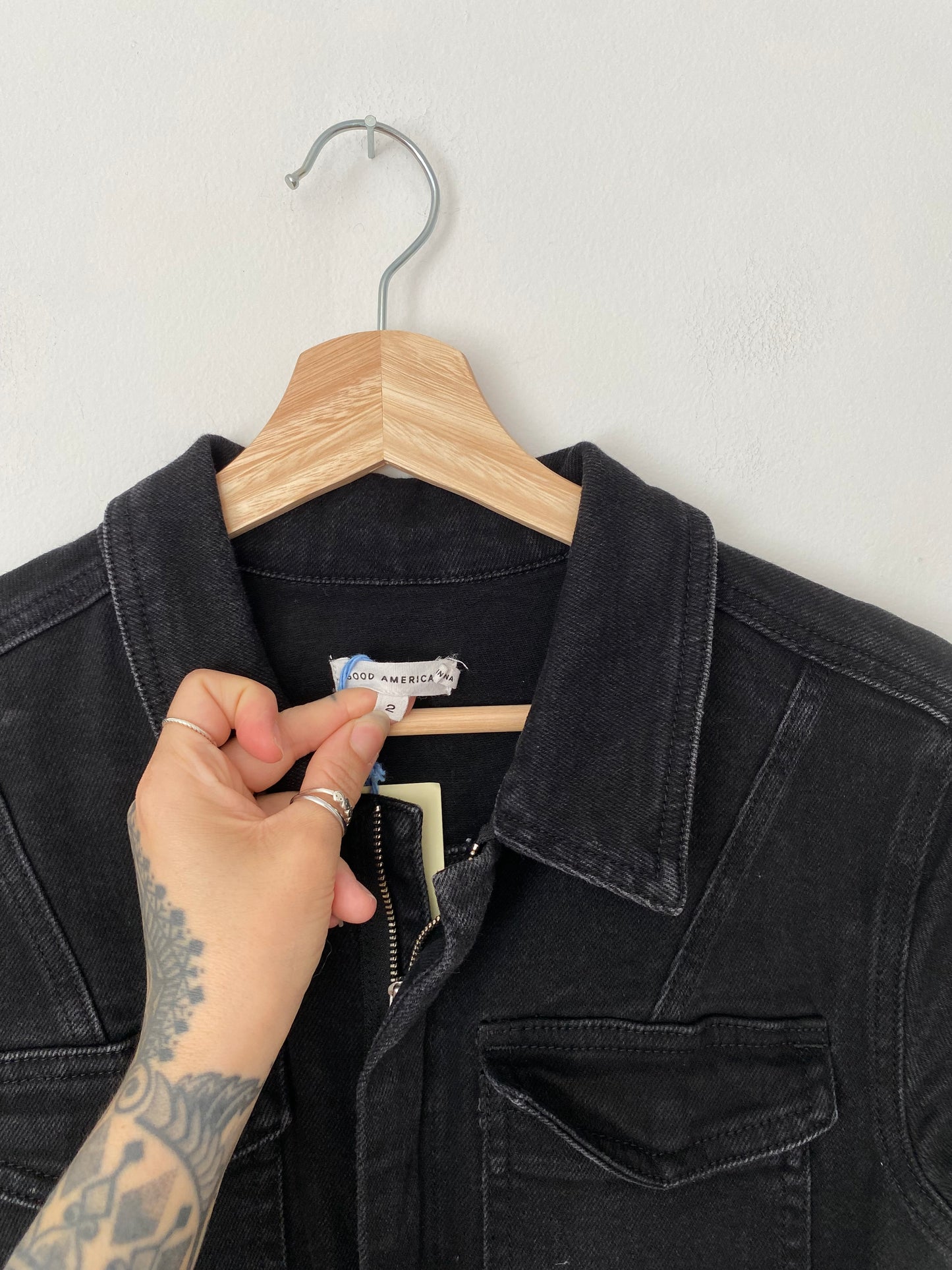 Combinaison en jean Good American Fit for Success S/M